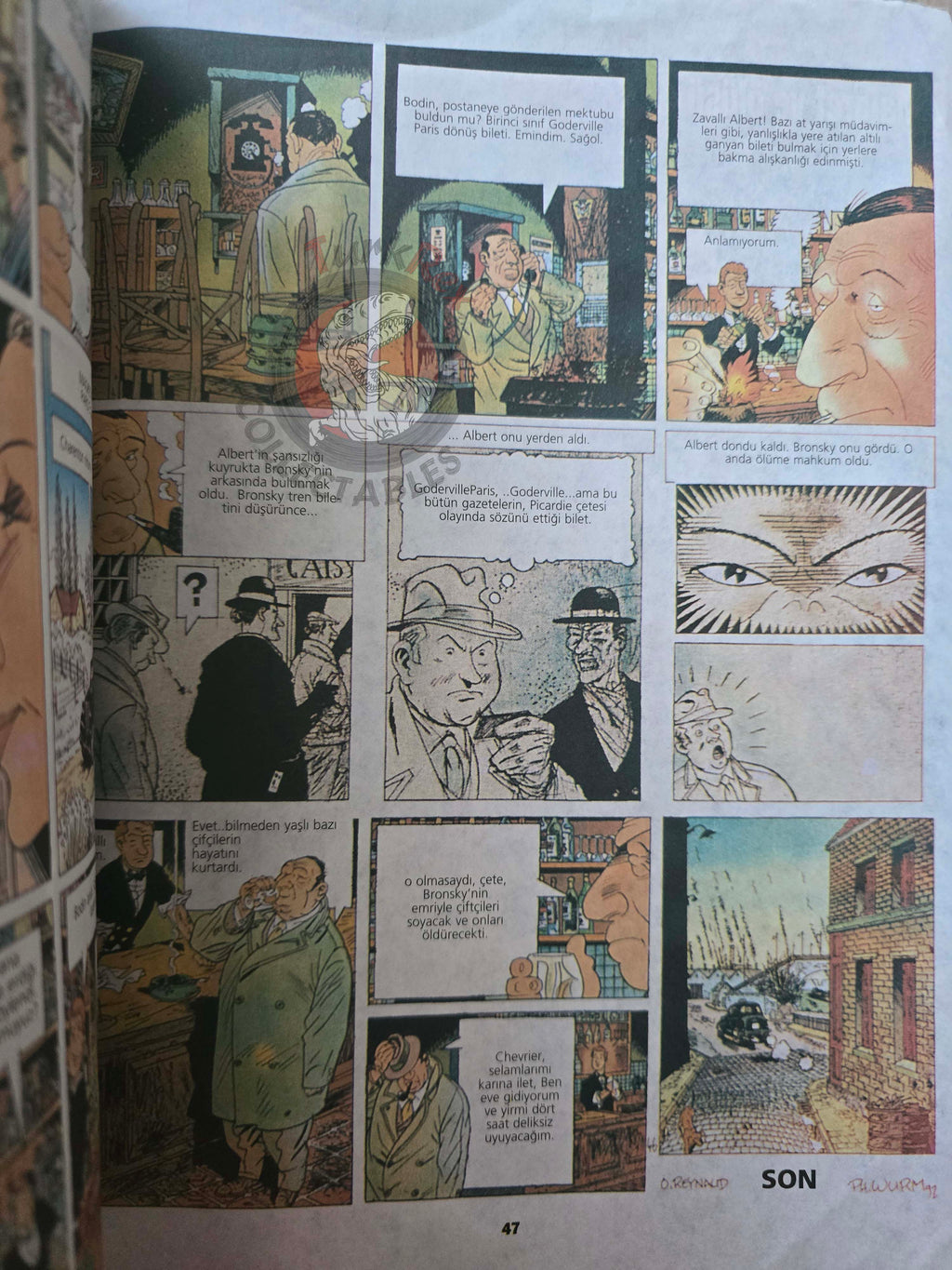 Georges Simenon - Maigret Et Son Mort Turkish Comic Turkey LeFrancq