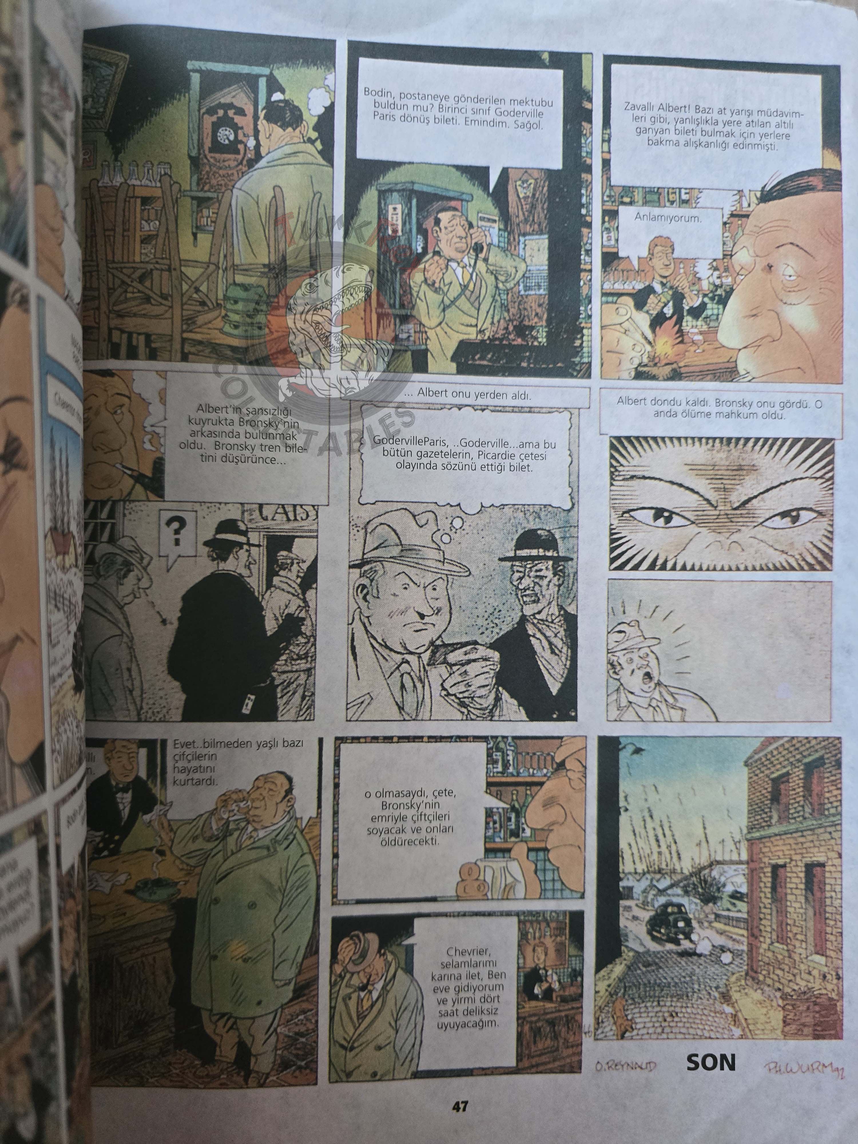 Georges Simenon - Maigret Et Son Mort Turkish Comic Turkey LeFrancq