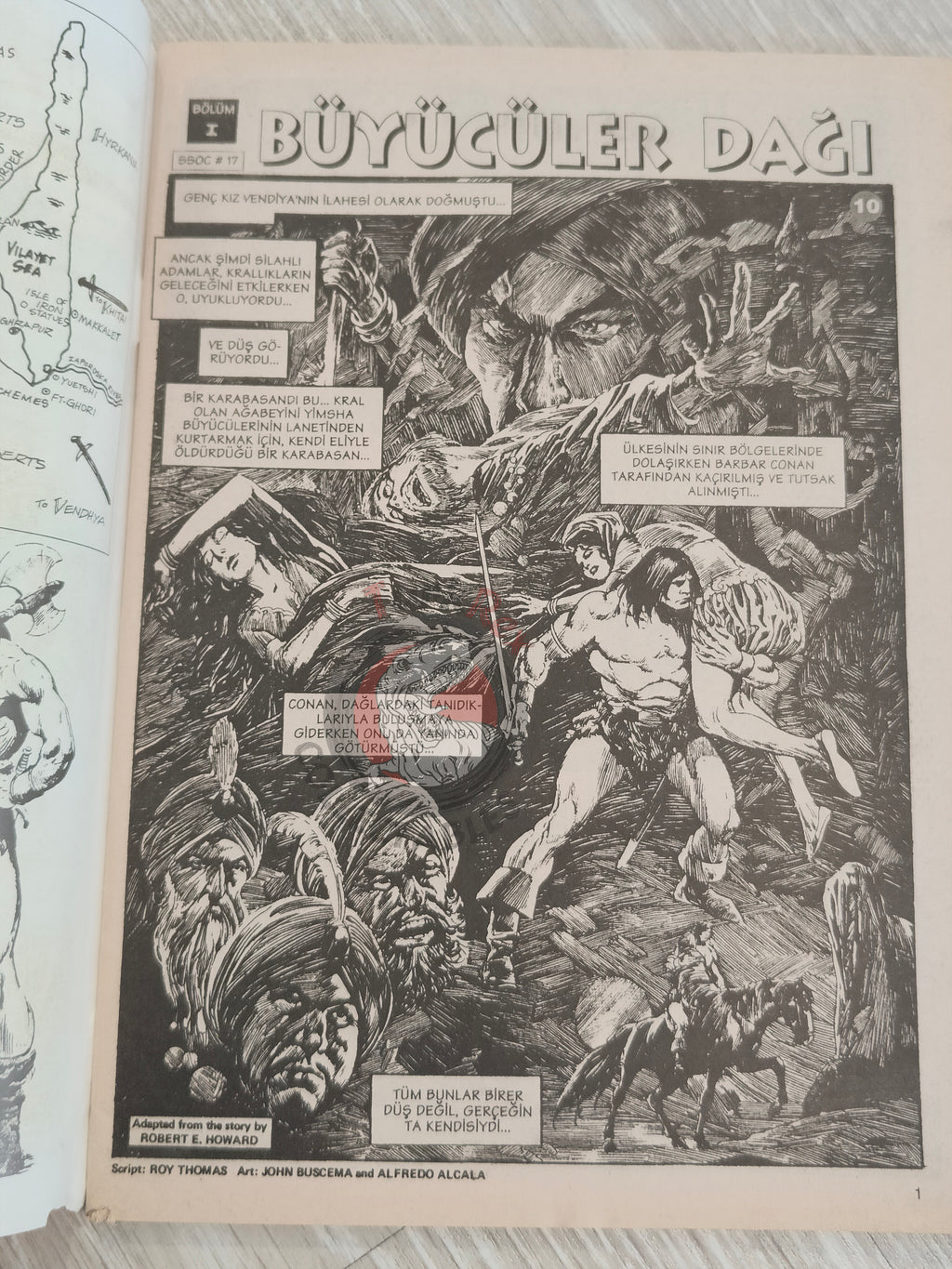 Conan #10 The Savage Sword of Conan #17 #18 Turkish Comic Turkey