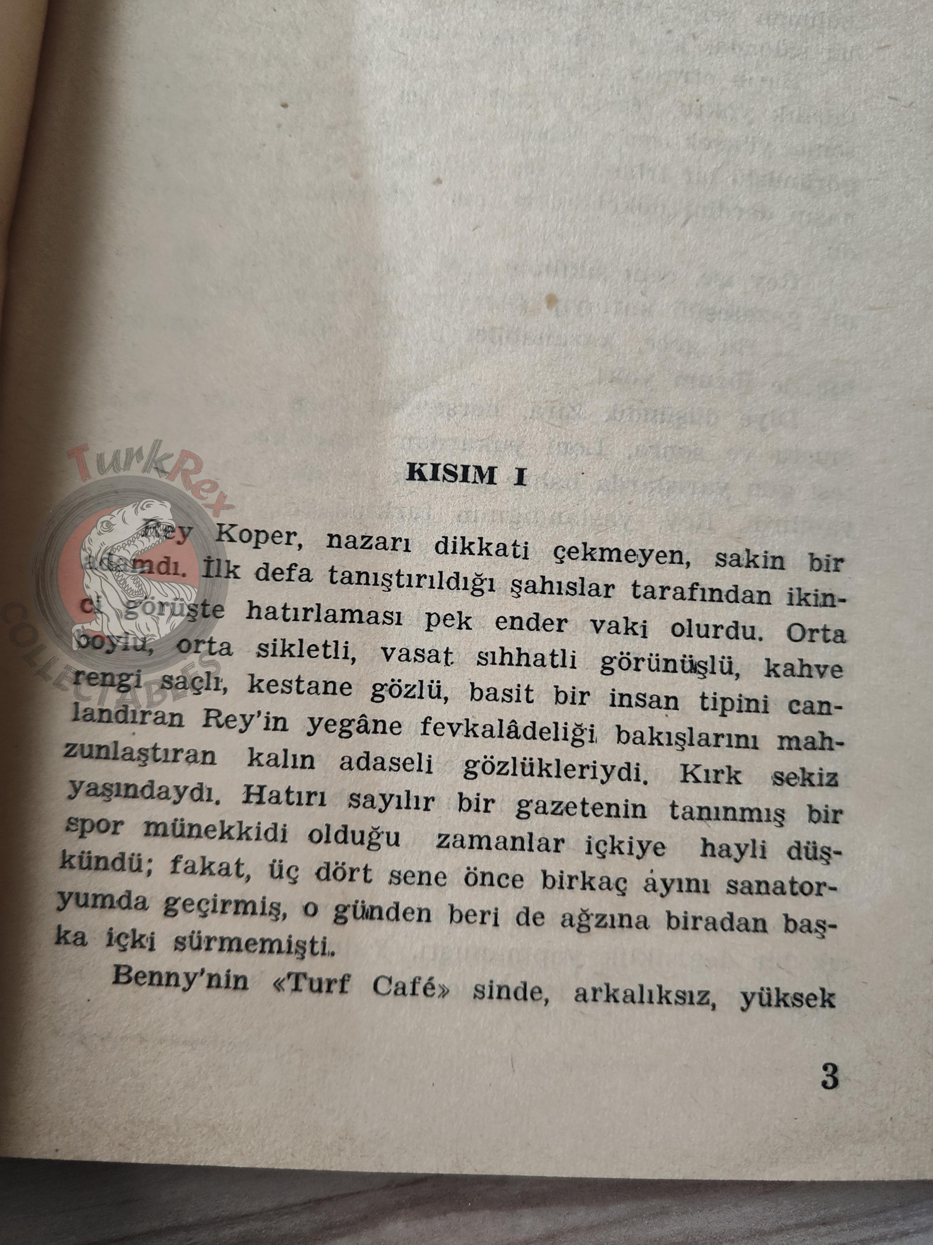 W. R. Burnett – Tomorrow's Another Day 1955 1st Turkish Book Turkey