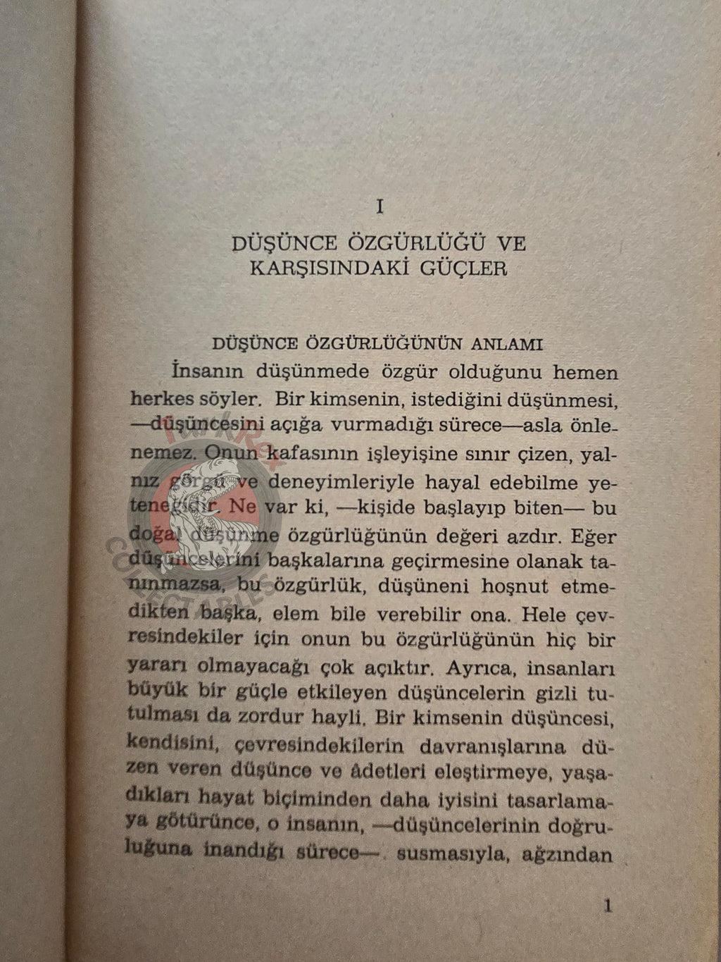 John Bagnell Bury – A History of Freedom of Thought 1978 Turkish Book Turkey
