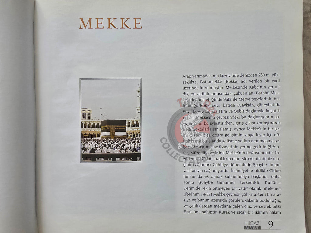 Hejaz Album: The Holy Lands in Photographs Turkish Book Turkey Mecca Kaaba
