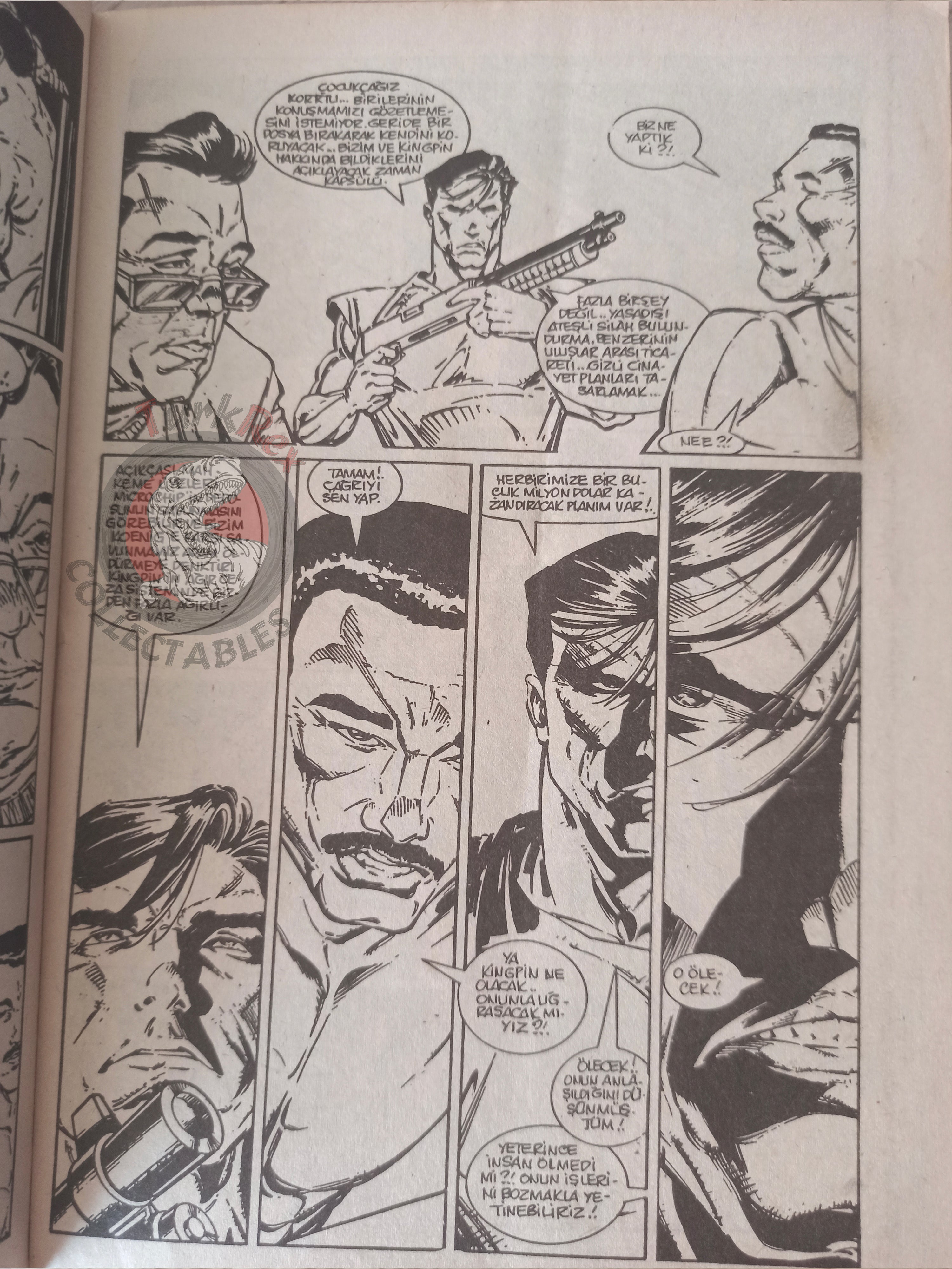 The Punisher #13 1992 Turkish Comic Turkey Vol 2 #17 Magazine #8