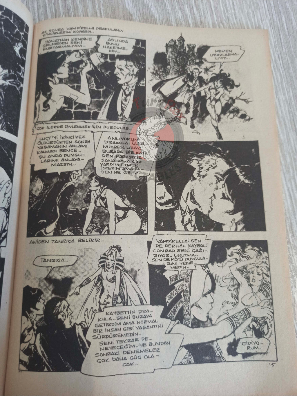Vampirella #12 1977 Turkish Comic Turkey Warren Publishing cover #30 #20 Morbius