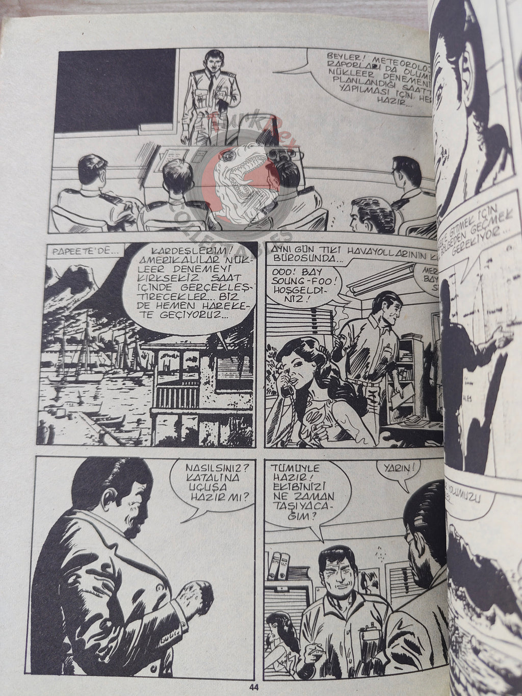 Top Gun #4 1987 Tom Cruise Turkish Comic Turkey Strike Commando