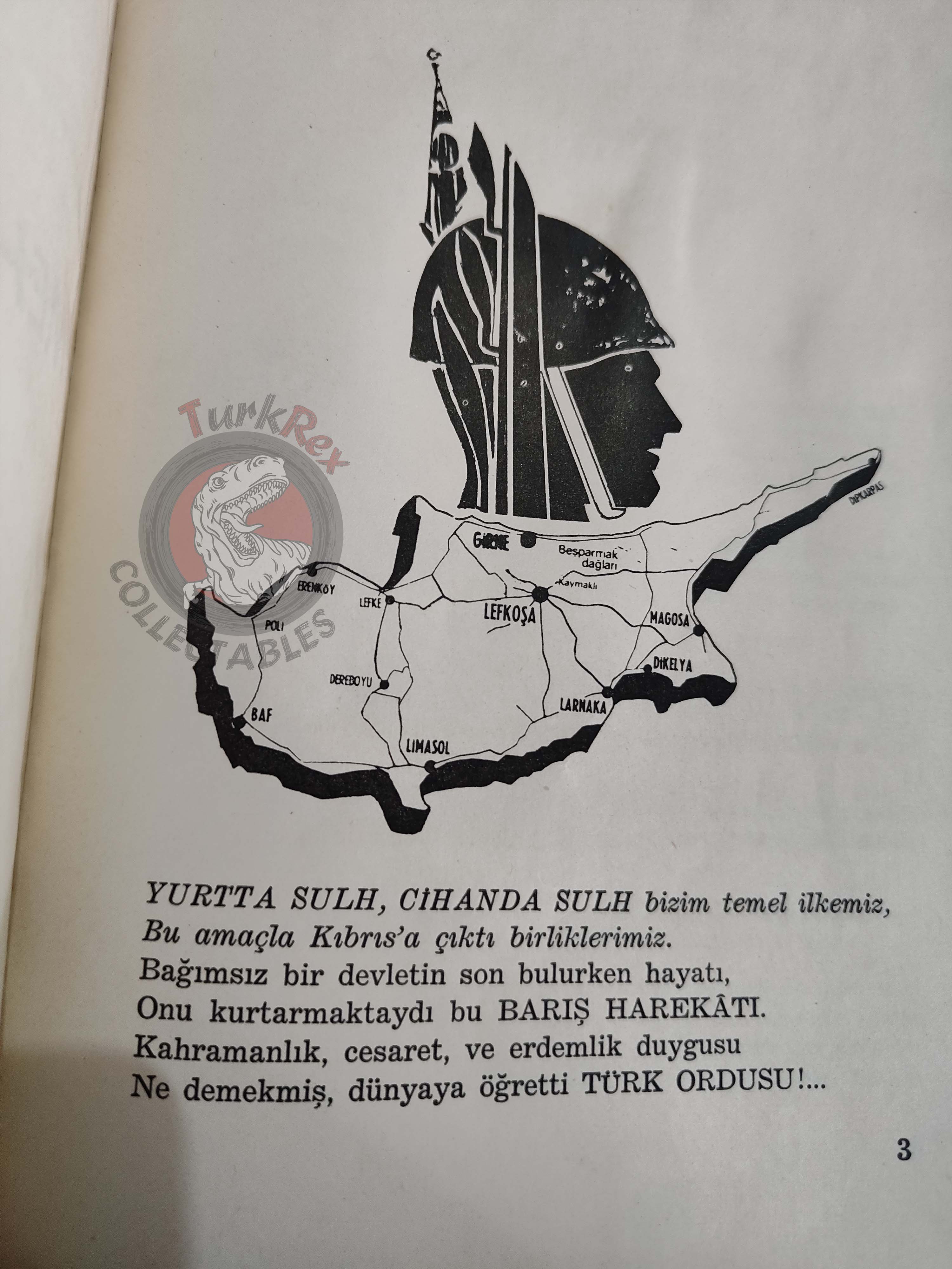 Mehmetçik in Cyprus: The Story of a Victory 1974 1st Turkish Book Turkey Cypriot