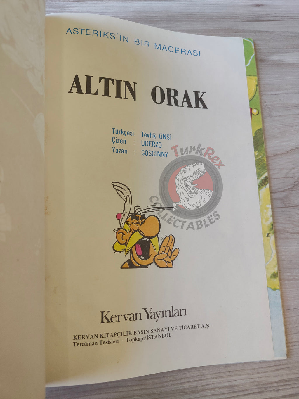 Asterix – Asterix and the Golden Sickle 1977 Turkish Edition Comic Turkey