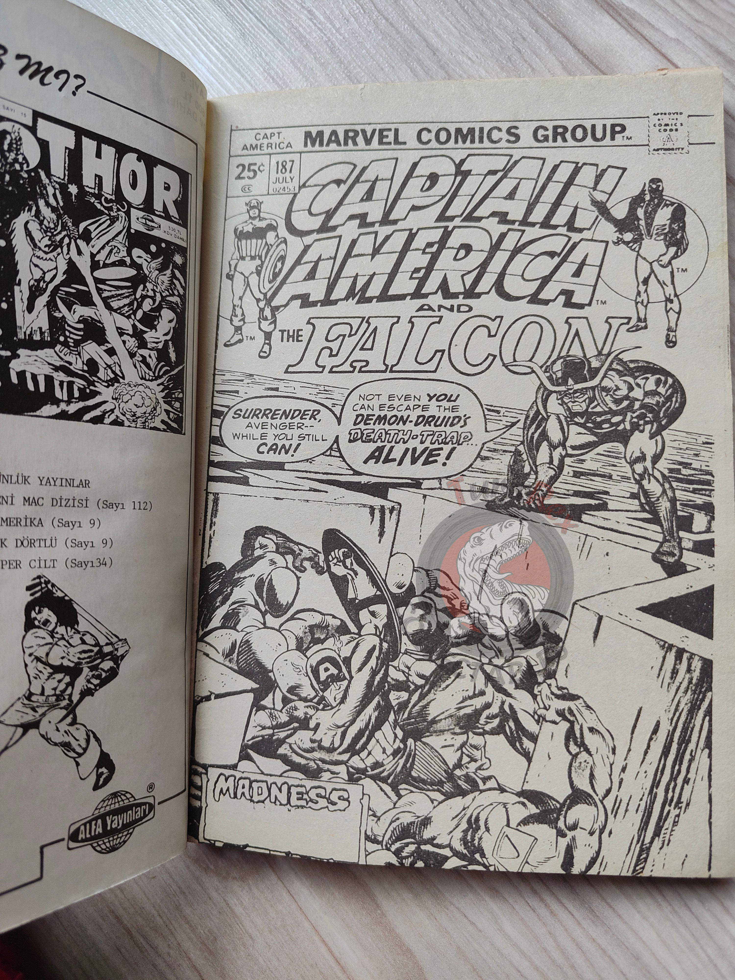 Captain America – Volume 5 1989 Turkish Comic Turkey