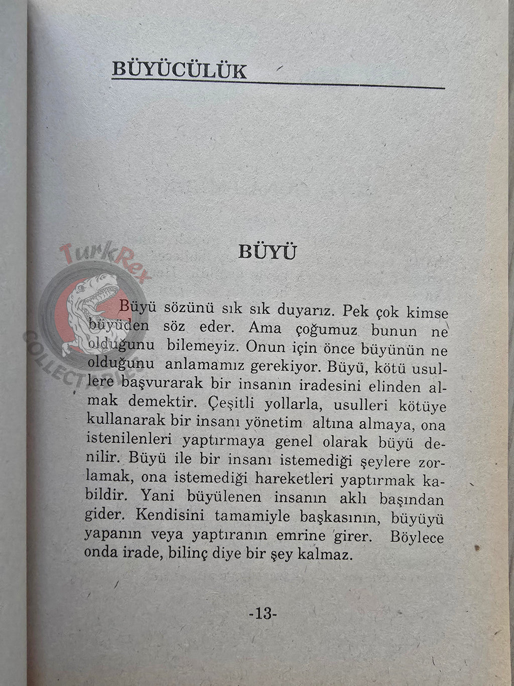Alfred Brauchle – Witchcraft from Past to Present 1993 Turkish Book Turkey
