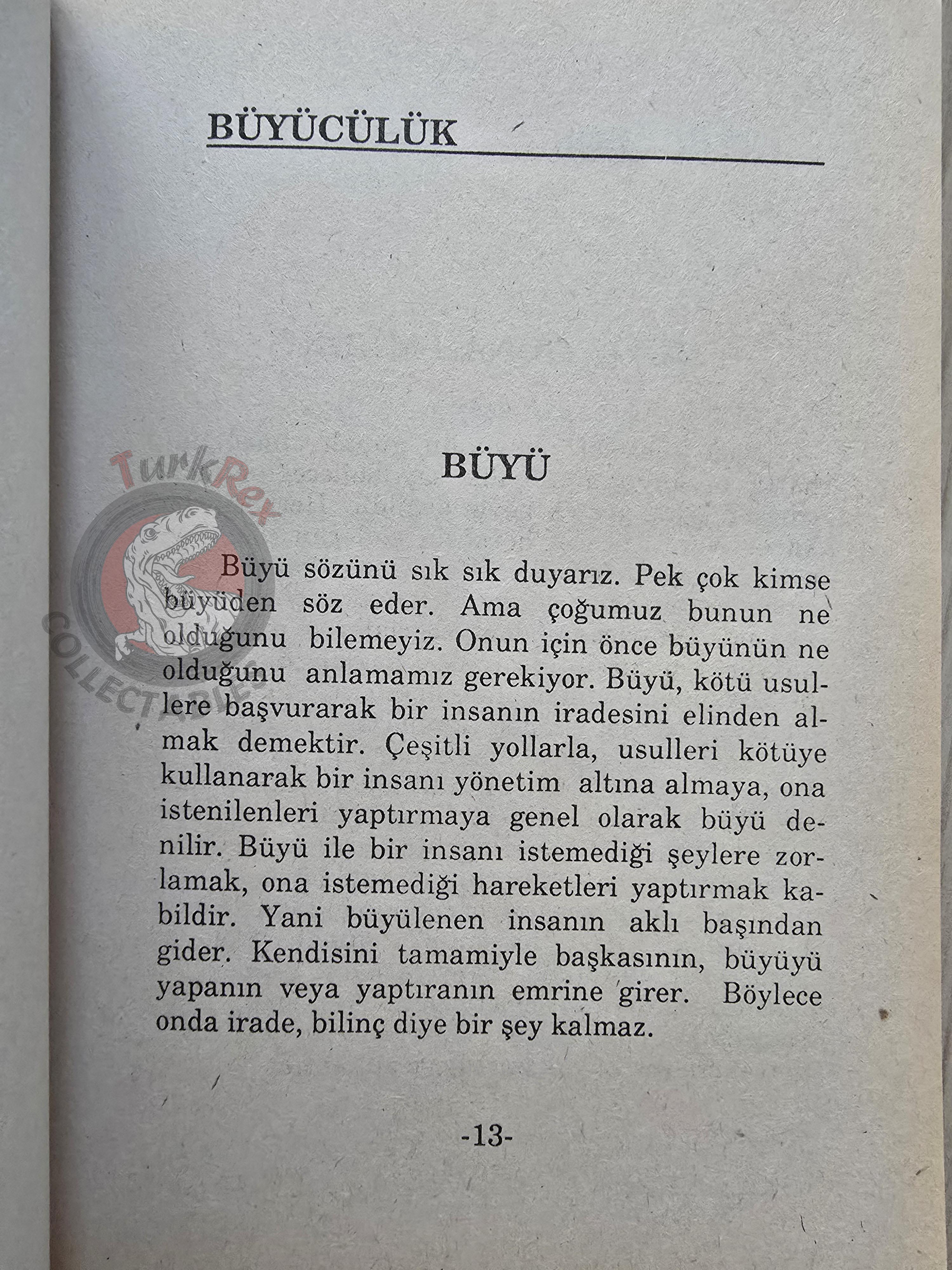 Alfred Brauchle – Witchcraft from Past to Present 1993 Turkish Book Turkey