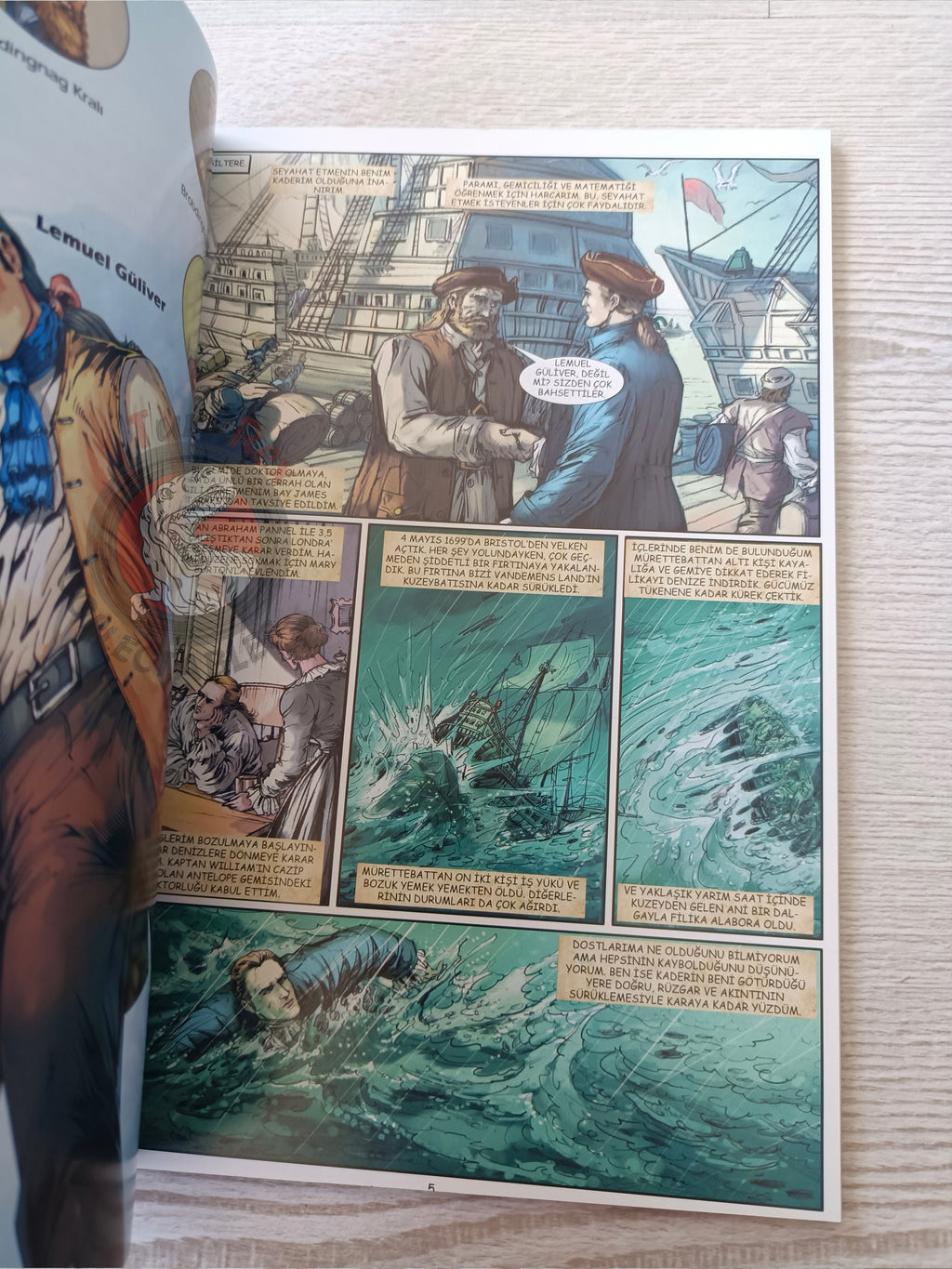 Gulliver’s Travels – Jonathan Swift Turkish Comic Turkey Campfire Classics