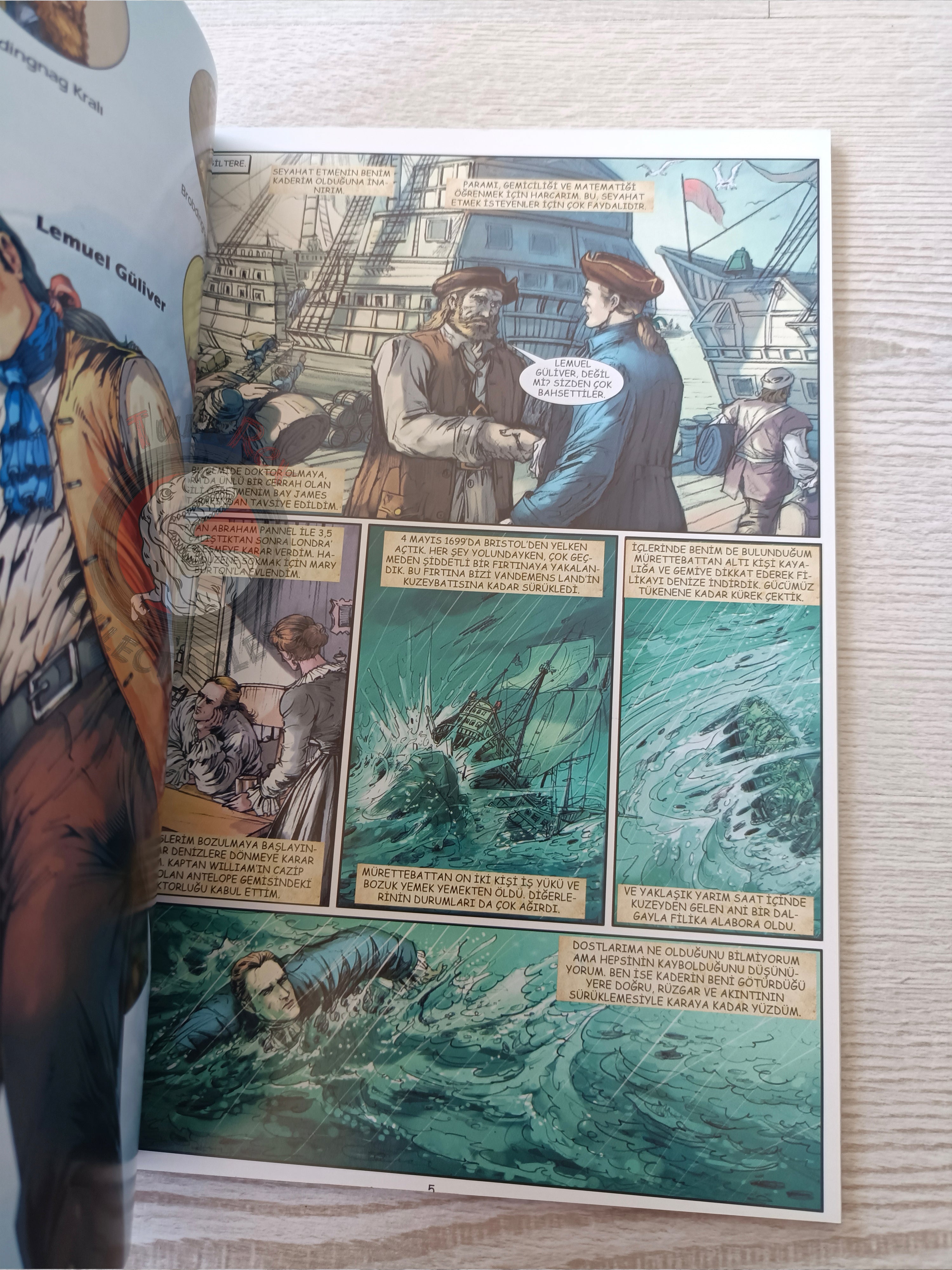 Gulliver’s Travels – Jonathan Swift Turkish Comic Turkey Campfire Classics