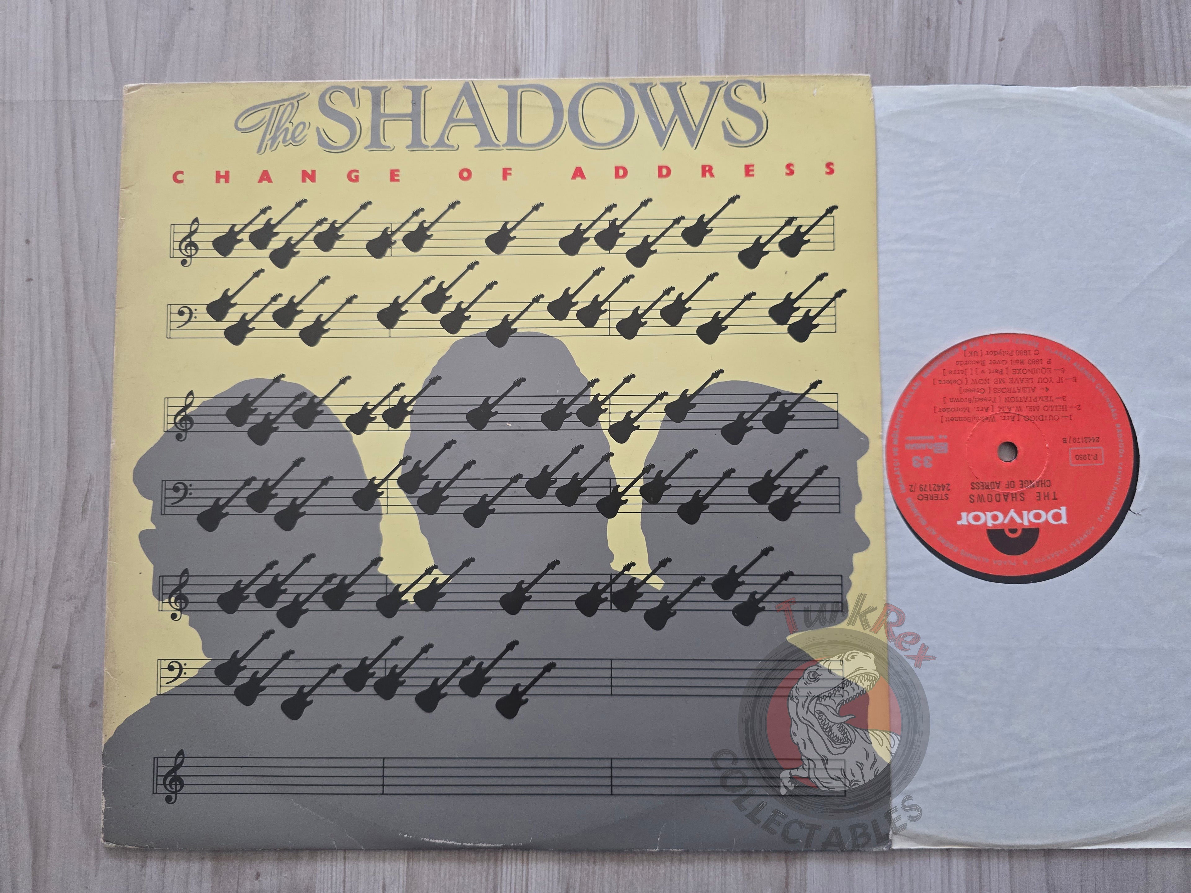 The Shadows – Change Of Address Turkish Pressing Vinyl Turkey Edition