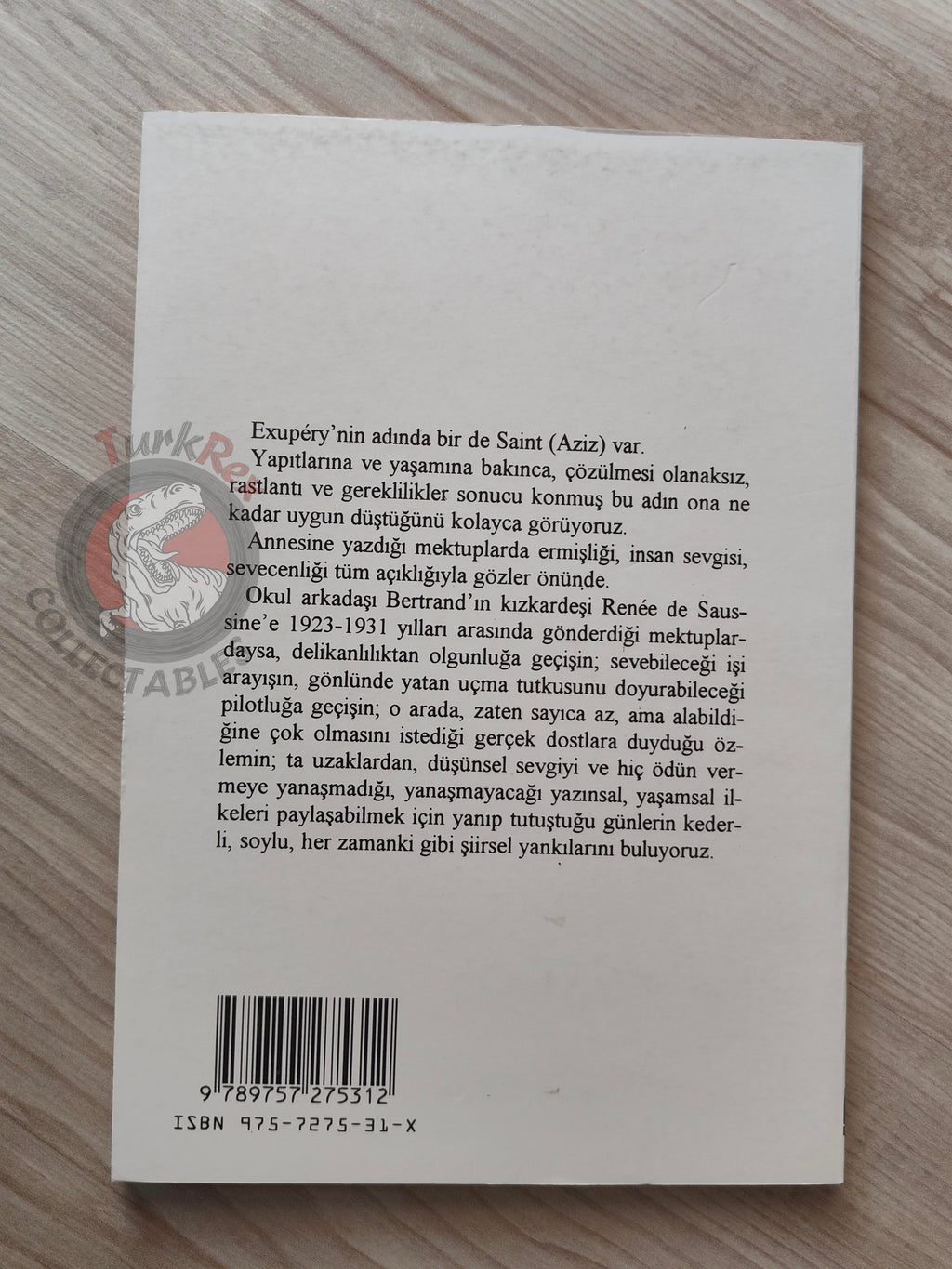 Antoine de Saint-Exupéry – Lettres A Sa Mere - de Jeunesse 1996 Turkish Book Turkey