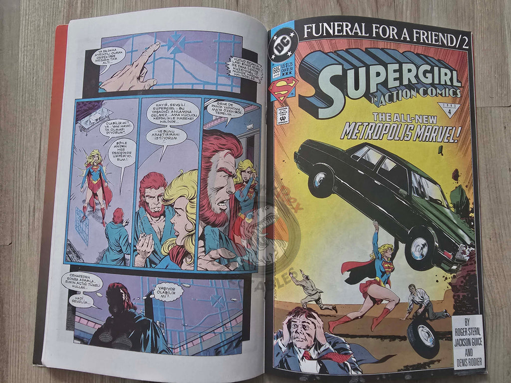 Superman #6 1996 Turkish Comic Turkey #76 The Adventures of #499
