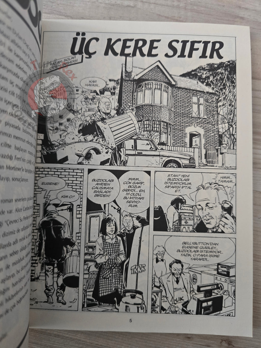 Dylan Dog #27 2017 Turkish Comic Turkey #125 Tre per zero