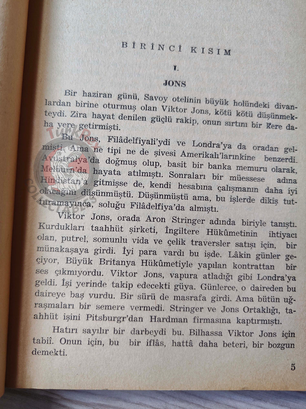 H. De Vere Stacpoole – The Man Who Lost Himself  1969 1st Turkish Book Turkey