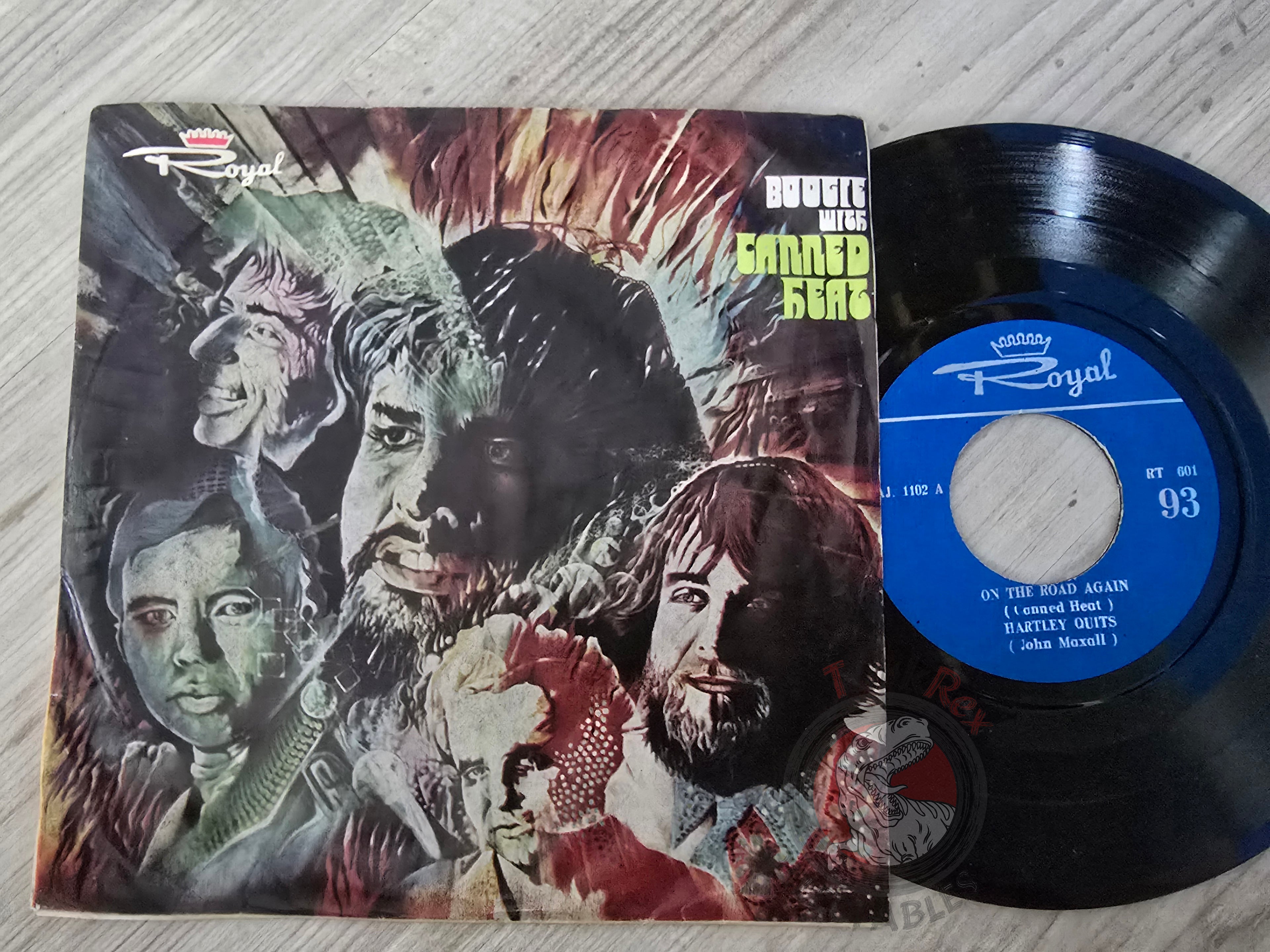 Jimi Hendrix / John Mayall / Canned Heat 7" Iran Pressing Vinyl Iranian Edition 2