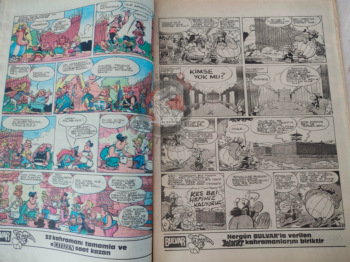 Asterix – Asterix in Corsica 1986 Turkish Edition Comic Turkey 2