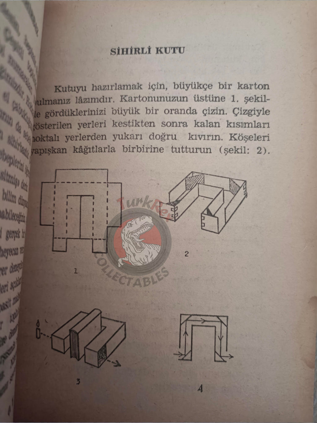 Little Magician 1966 1st Turkish Book Turkey Illusion Magic Tricks