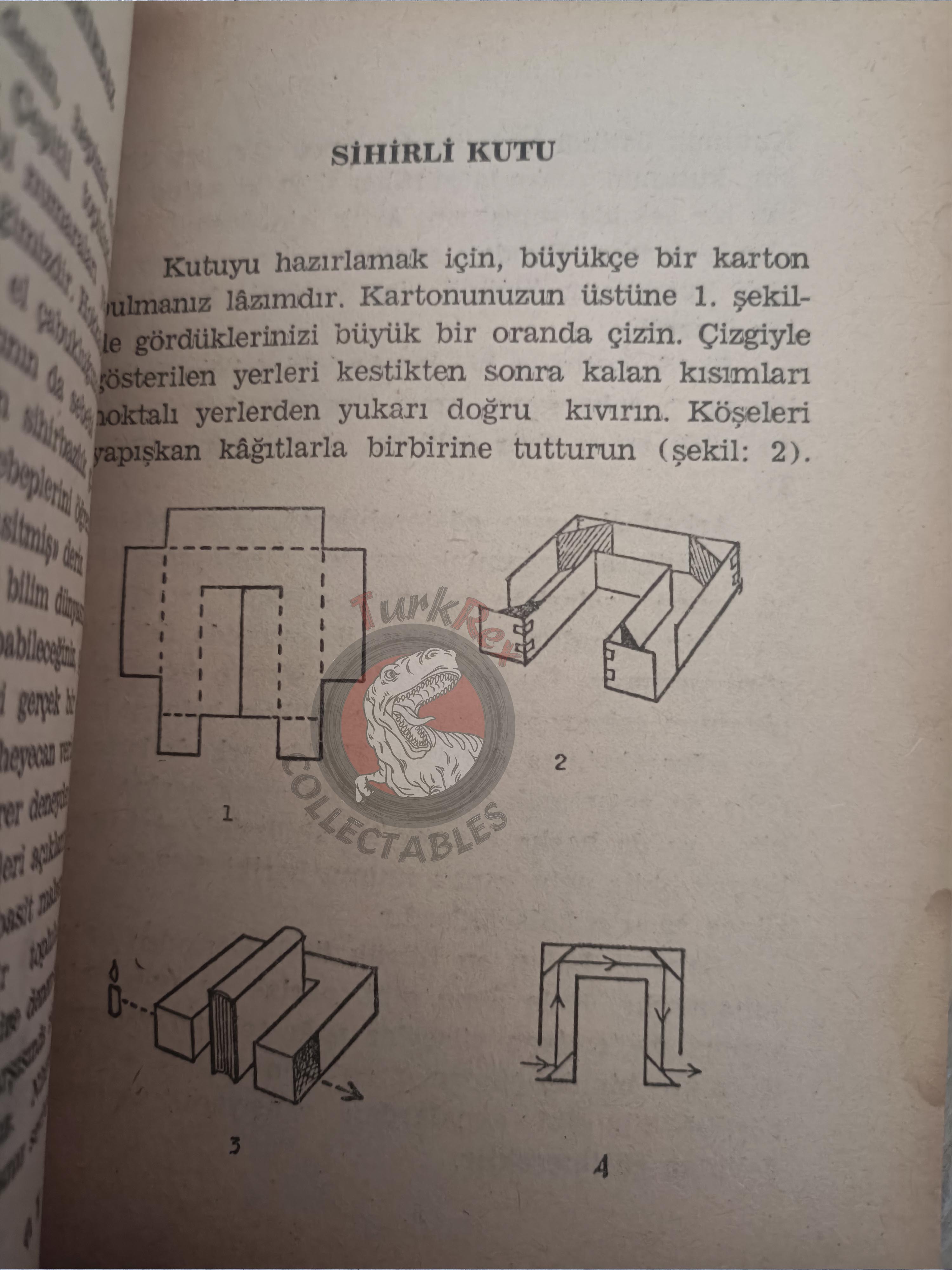 Little Magician 1966 1st Turkish Book Turkey Illusion Magic Tricks
