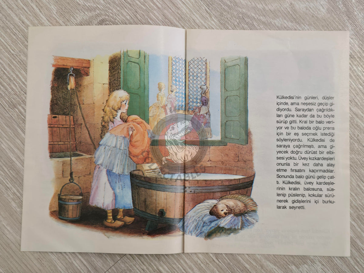 Grimm Brothers – Cinderella 1984 Turkish Book Turkey Illustrated