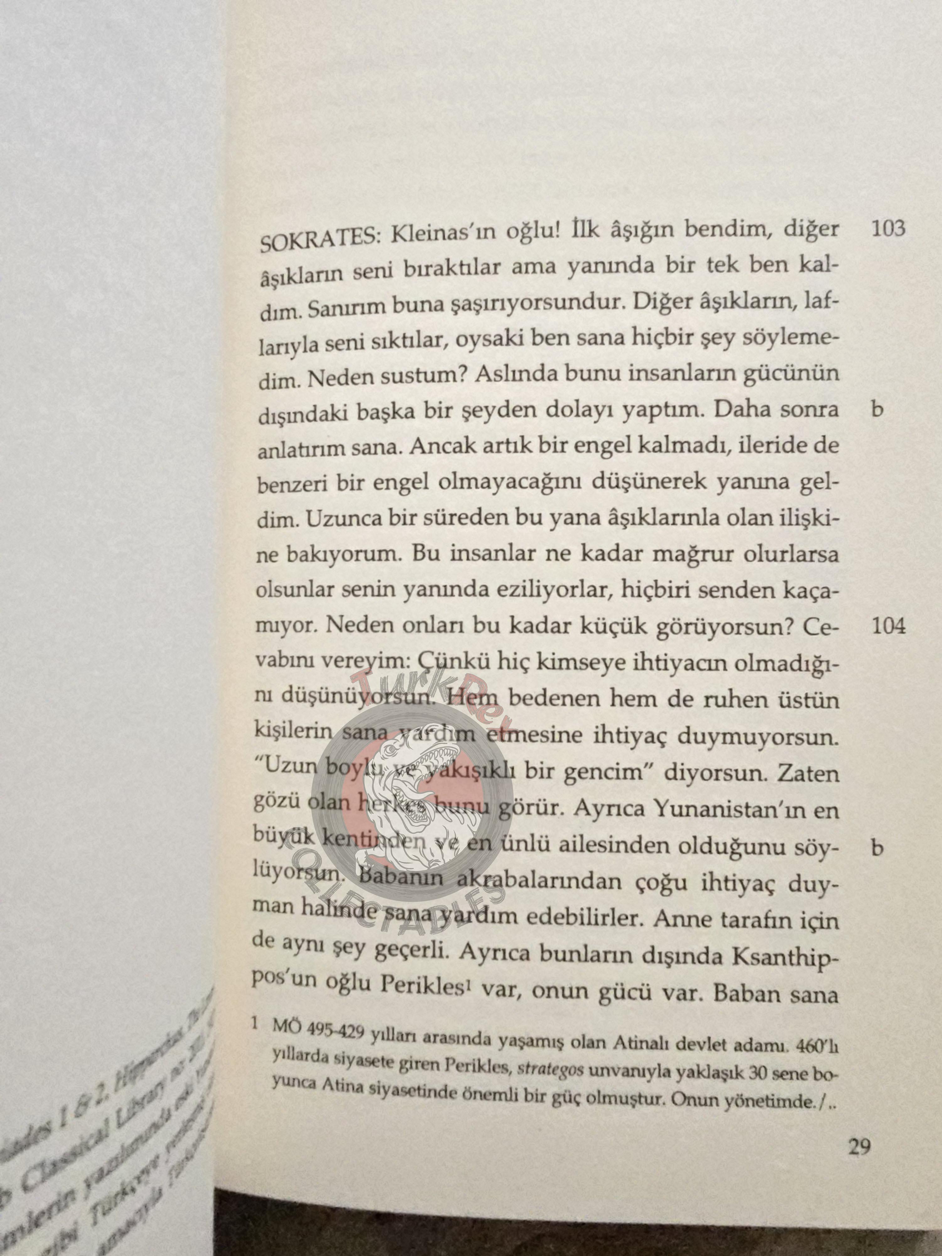 Plato – Alcibiades I & II 2010 Turkish Book Turkey