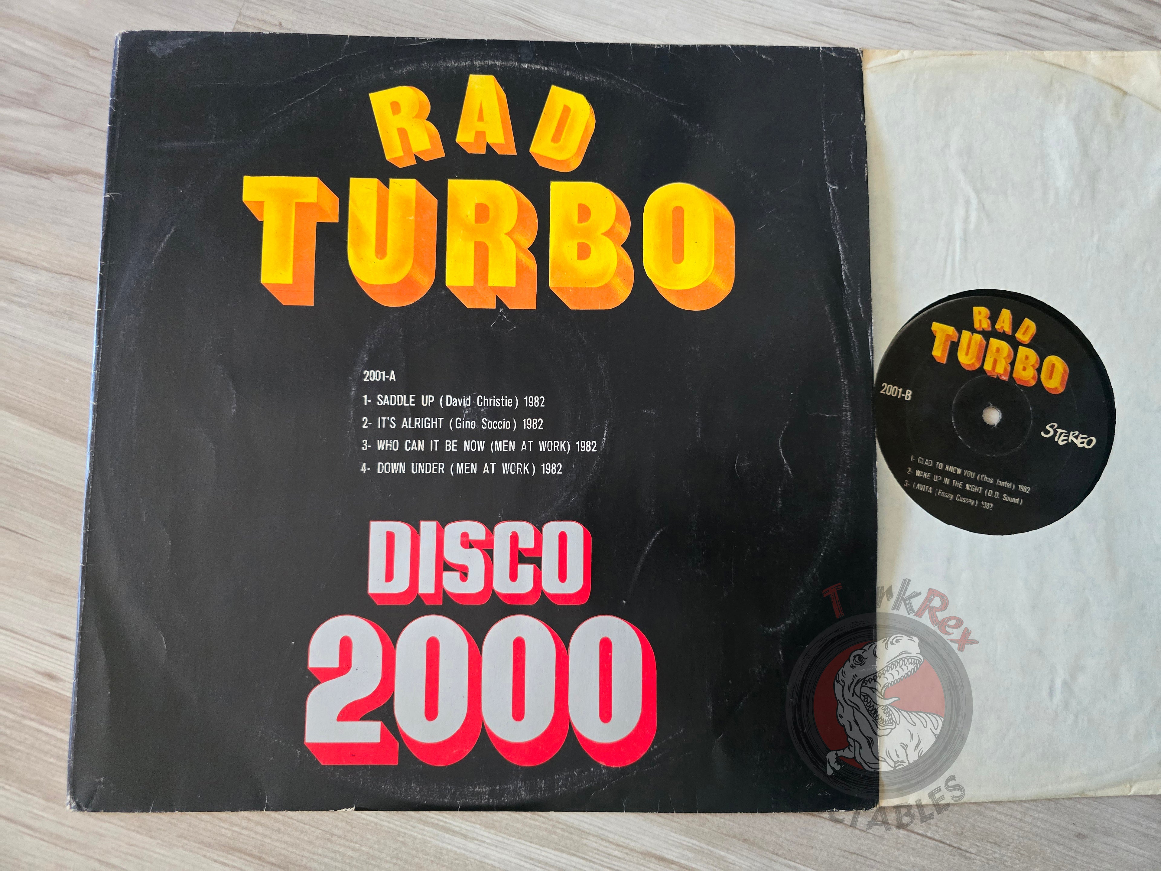 Various – Rad Turbo Disco 2000 Turkish Pressing Vinyl Turkey Edition