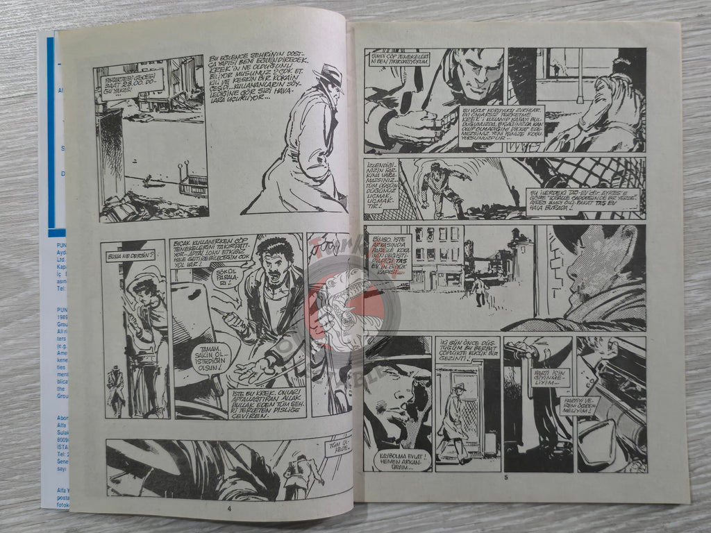 The Punisher #18 1992 Turkish Comic Turkey #1 Magazine #3