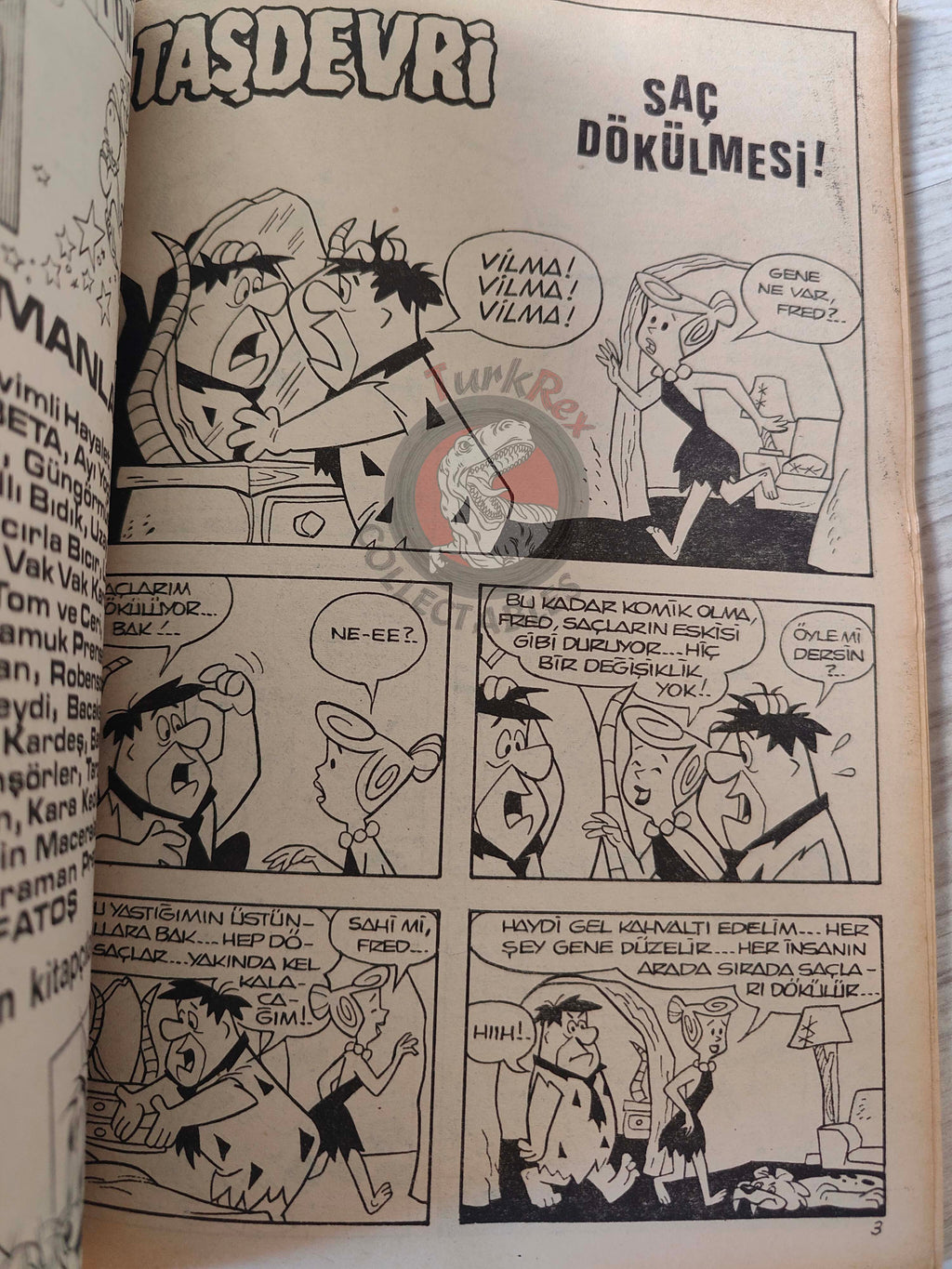 The Flintstones –  Altın Seri #11 80s Turkish Comic Turkey