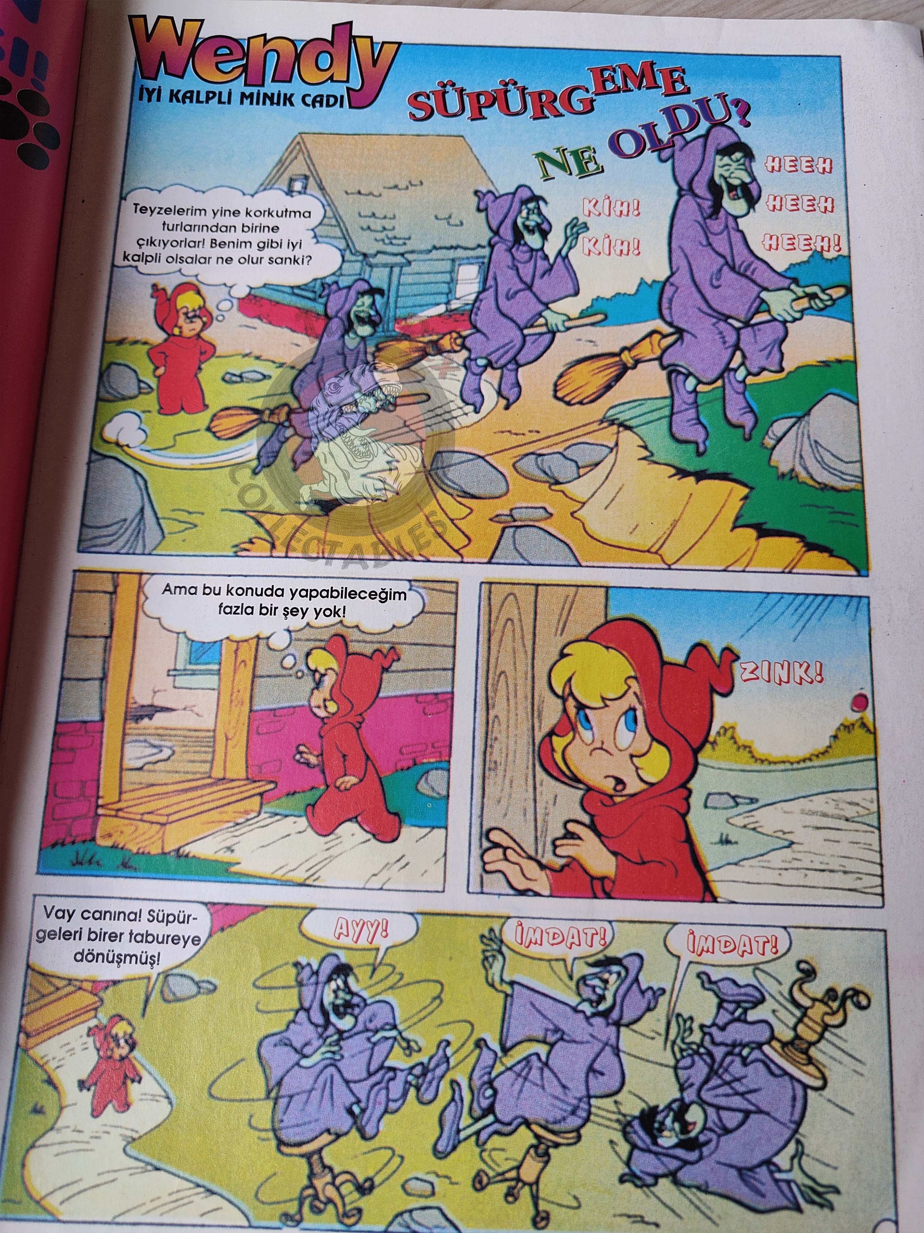 Casper the Friendly Ghost Magazine – Issue #18 1997 Turkish Comic Turkey