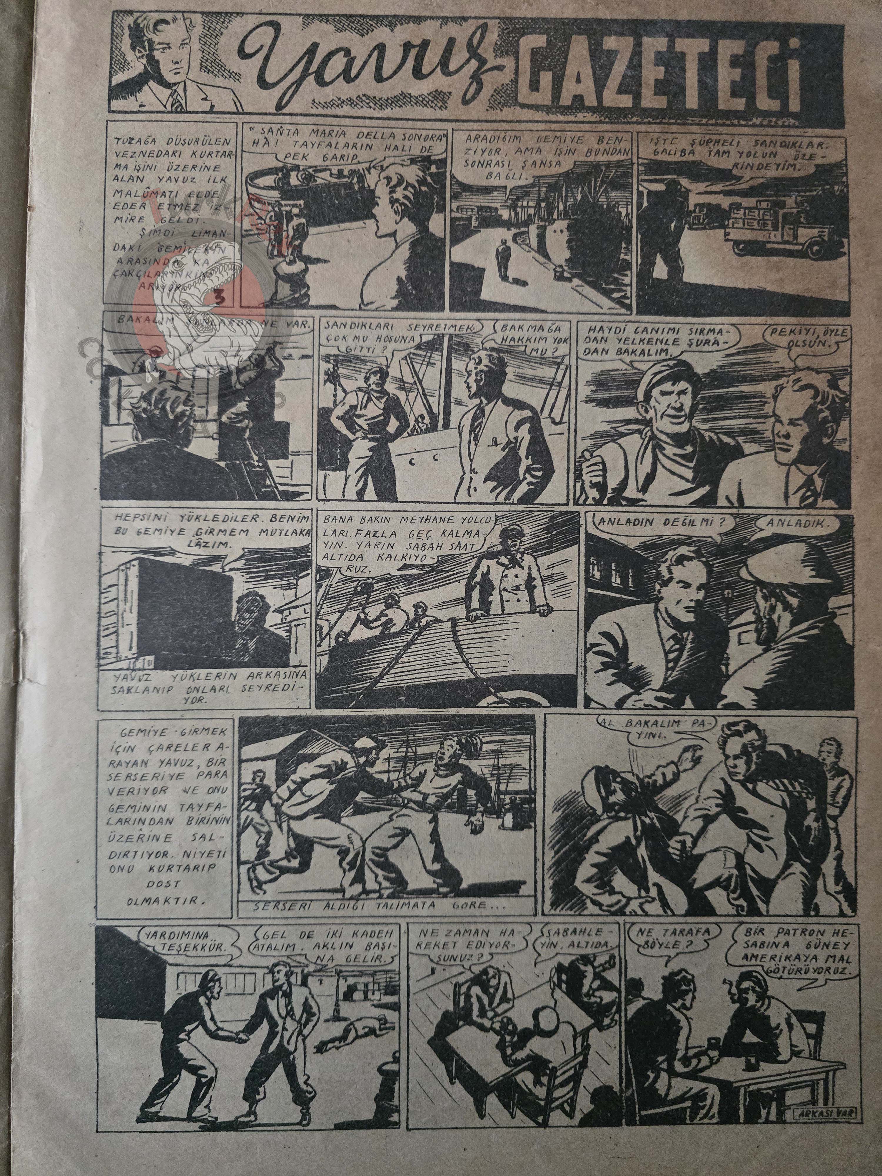 Binbir Roman #3 1948 The Phantom - Mandrake the Magician Turkish Comic Mag Turkey