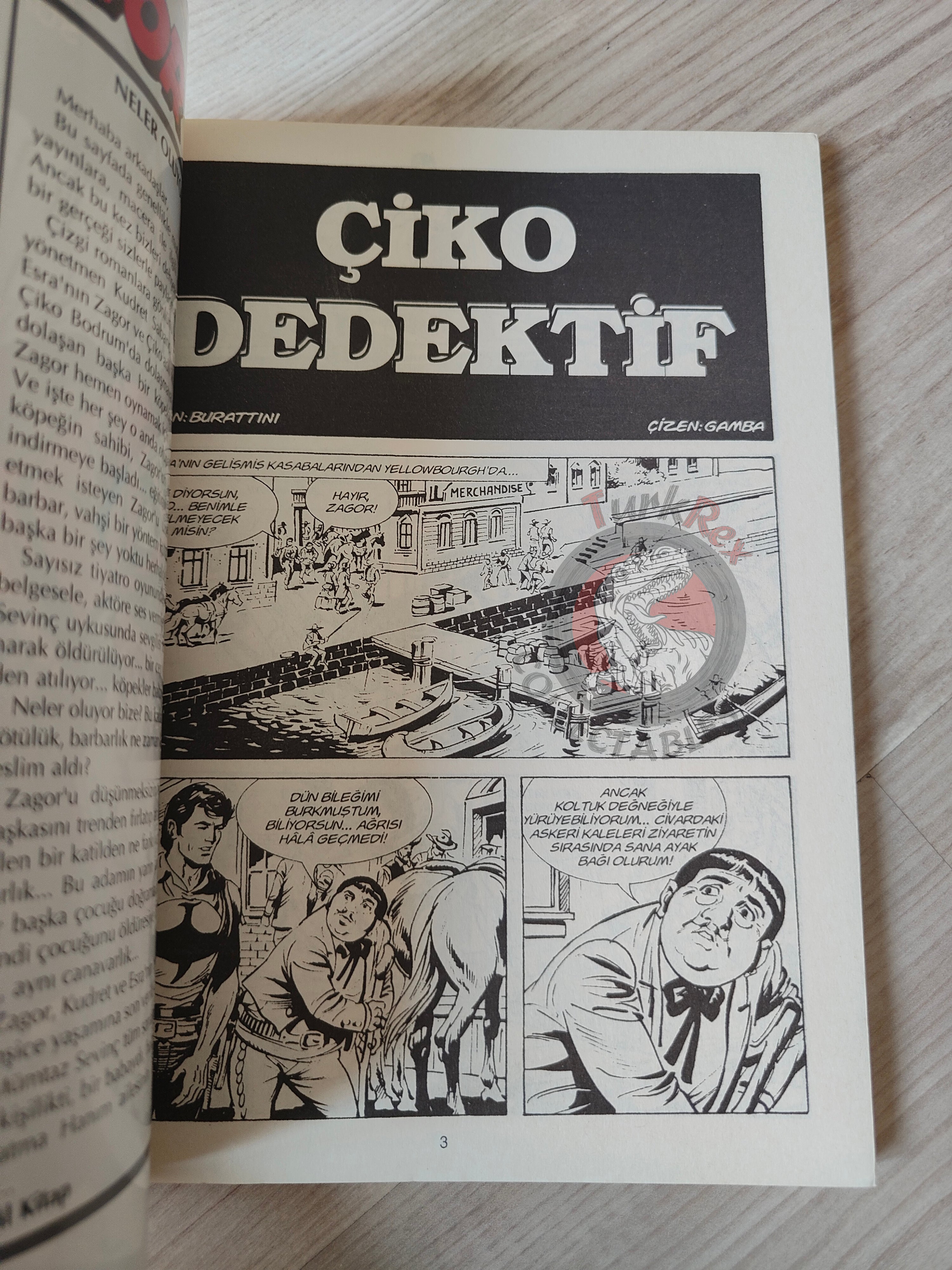Zagor Cico #43 2006 Cico Detective Turkish Comic Turkey #11