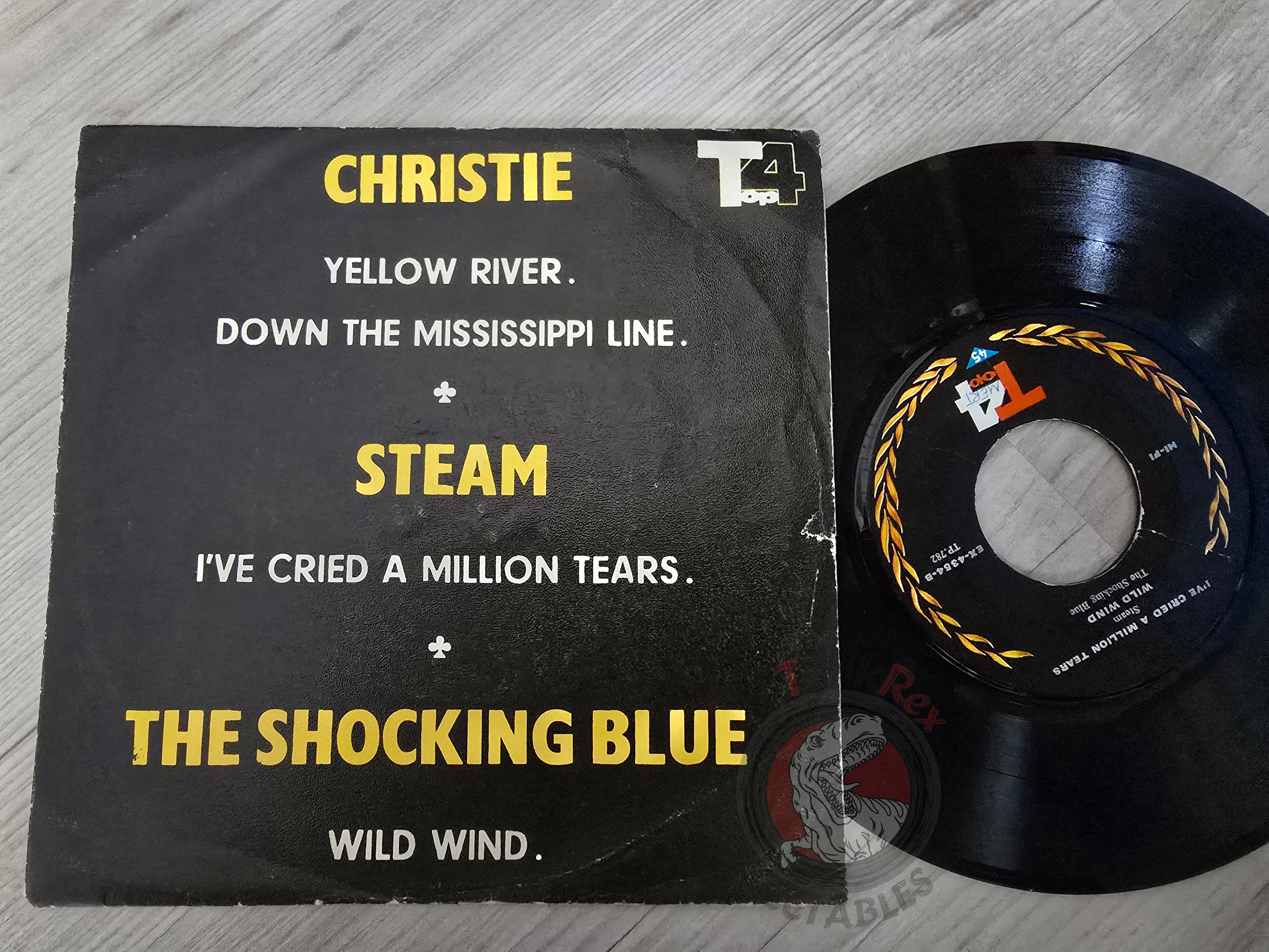 The Shocking Blue / Christie / Steam 7" Iran Pressing Vinyl Iranian Edition