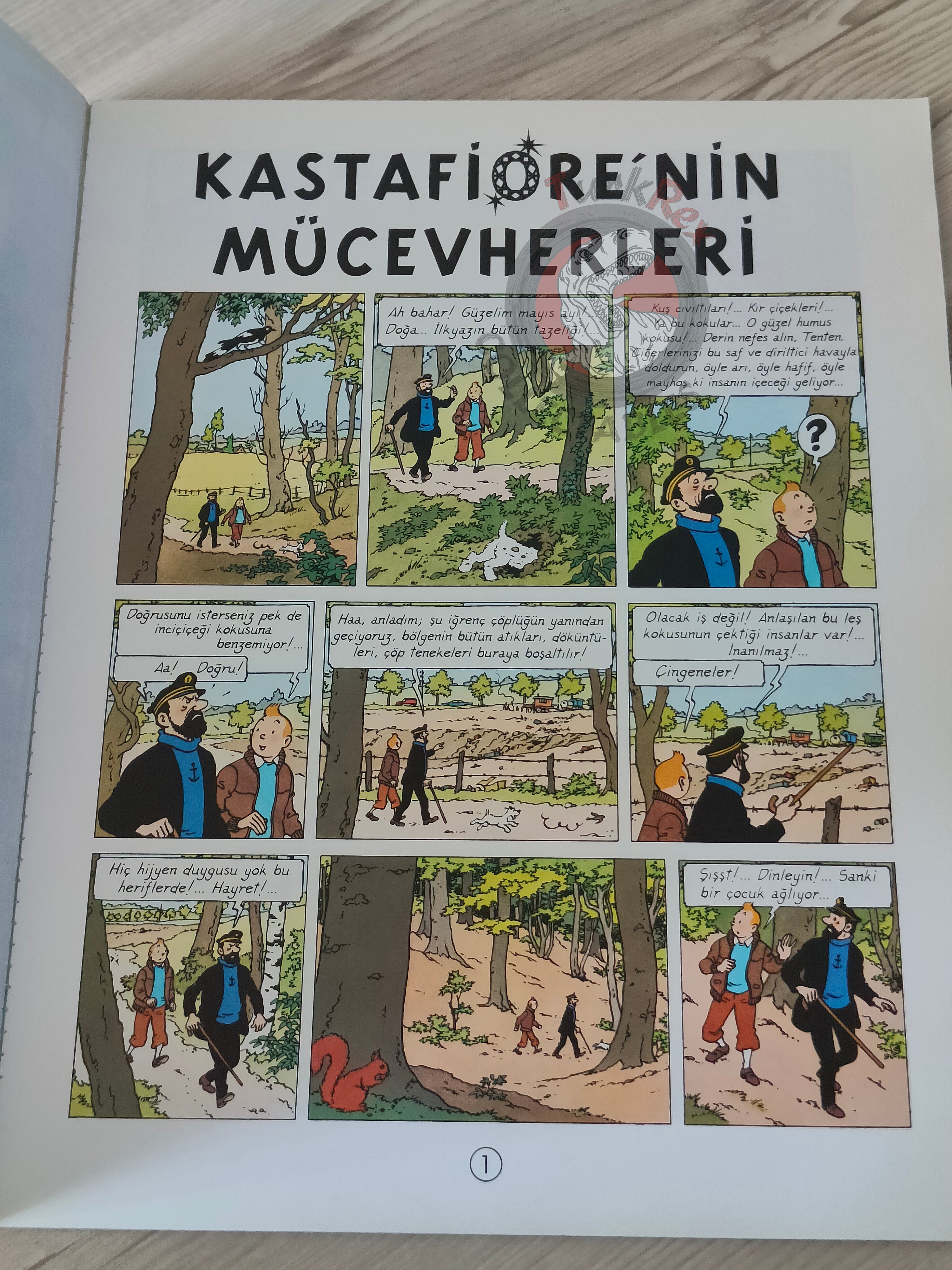 Tintin – The Castafiore Emerald 2007 Turkish Edition Comic Turkey 1st İnkilap