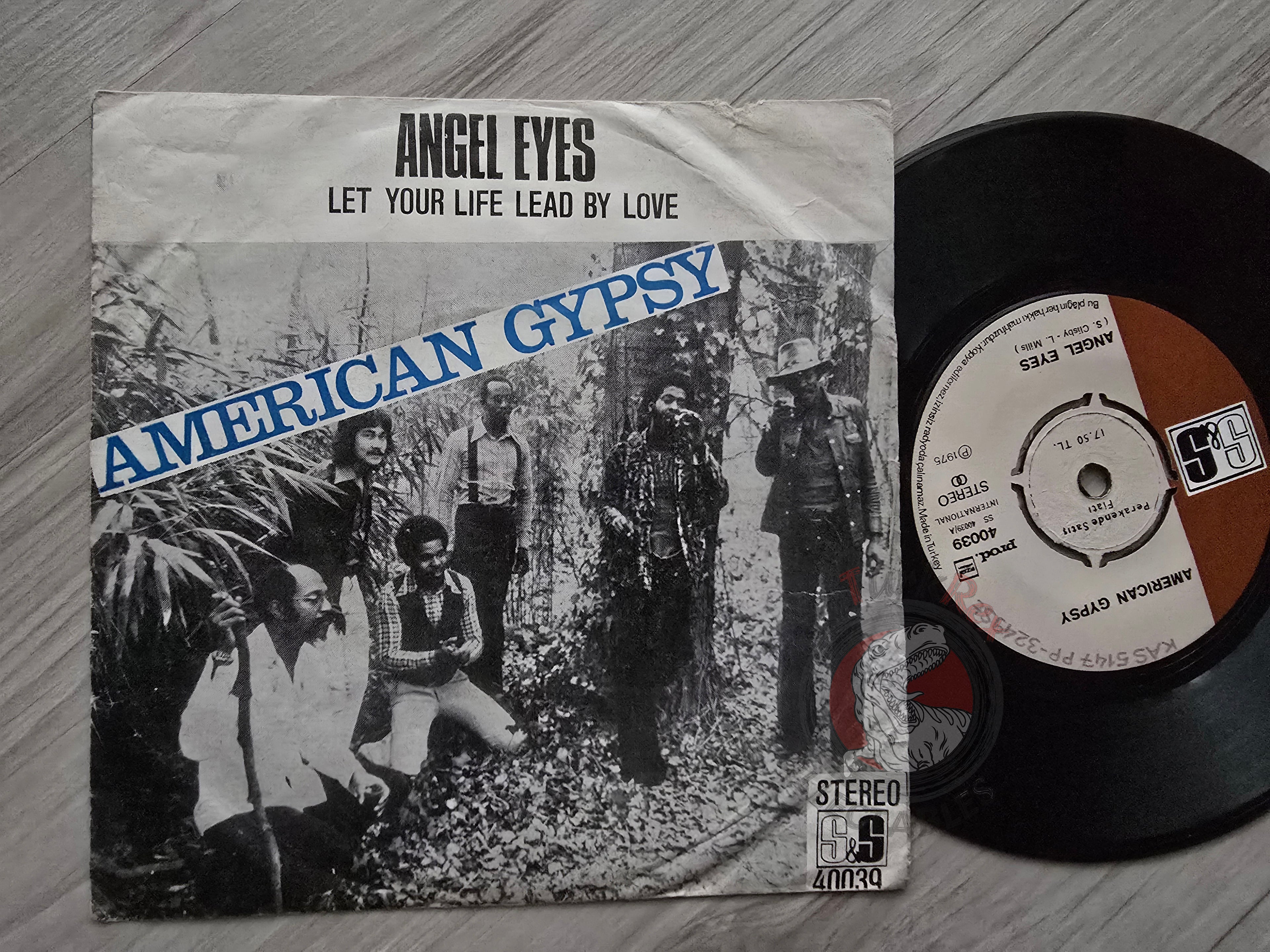 American Gypsy – Angel Eyes 7" Turkish Pressing Vinyl Turkey Edition