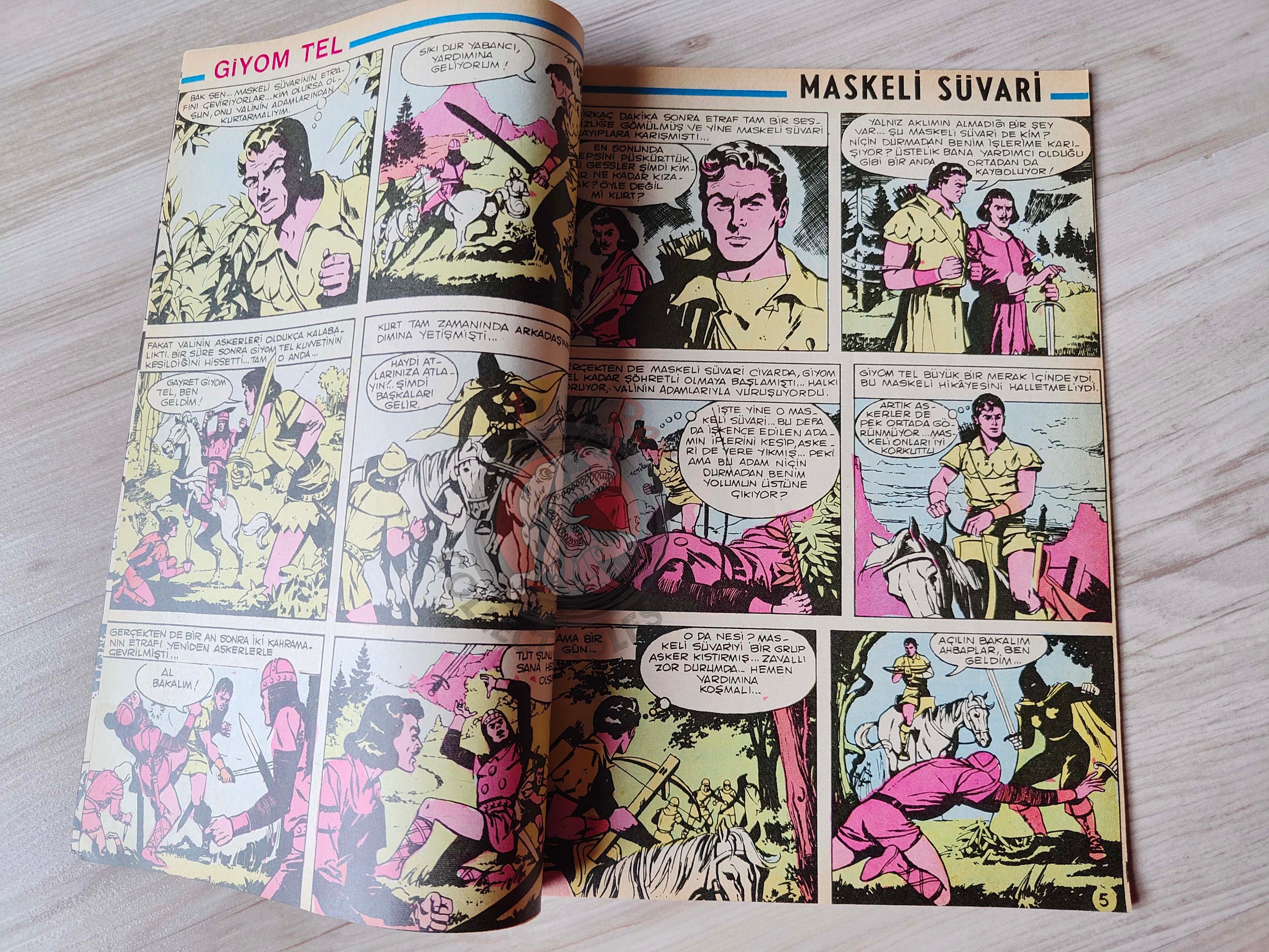 Doğan Kardeş 1971 Magazine #38 Turkish Comic Turkey William Tell Gulliver's Travels