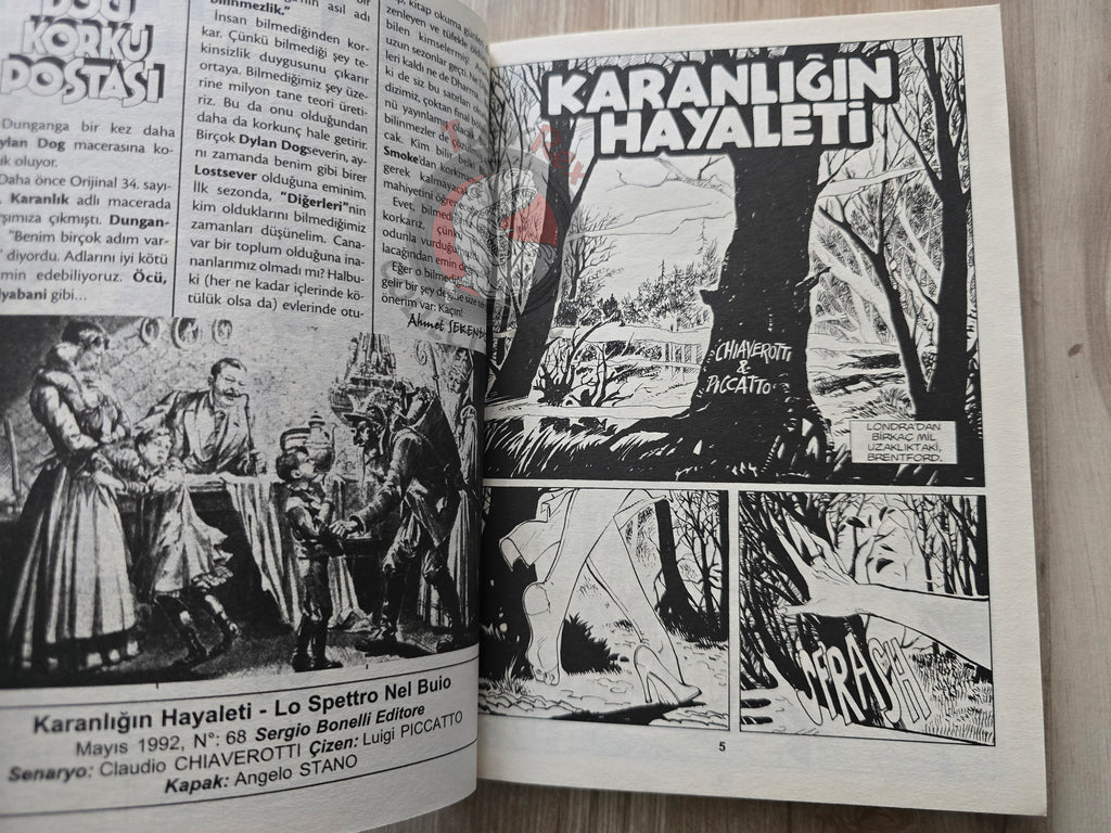 Dylan Dog #26 2010 Turkish Comic Turkey Lo spettro nel buio #68 #69
