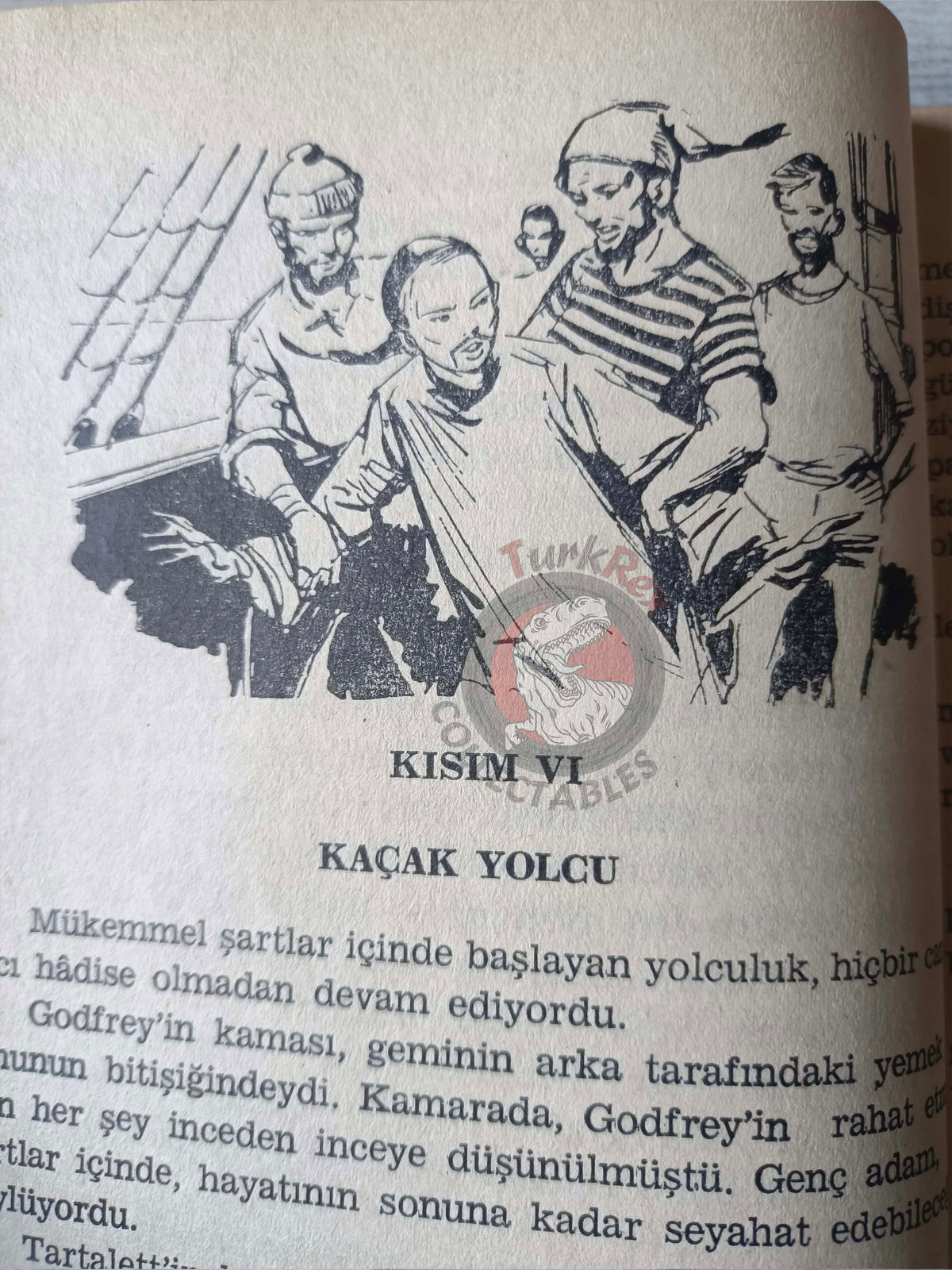 Jules Verne – Godfrey Morgan 1966 Turkish Book Turkey Illustrated