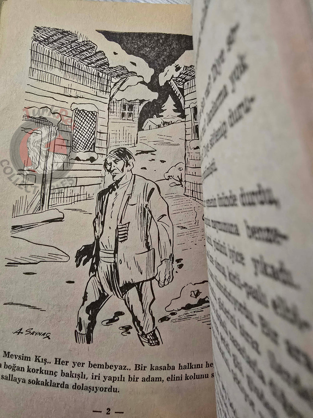 Raif Cılasun – The Monster Man 1968 Turkish Book Turkey Illustrated