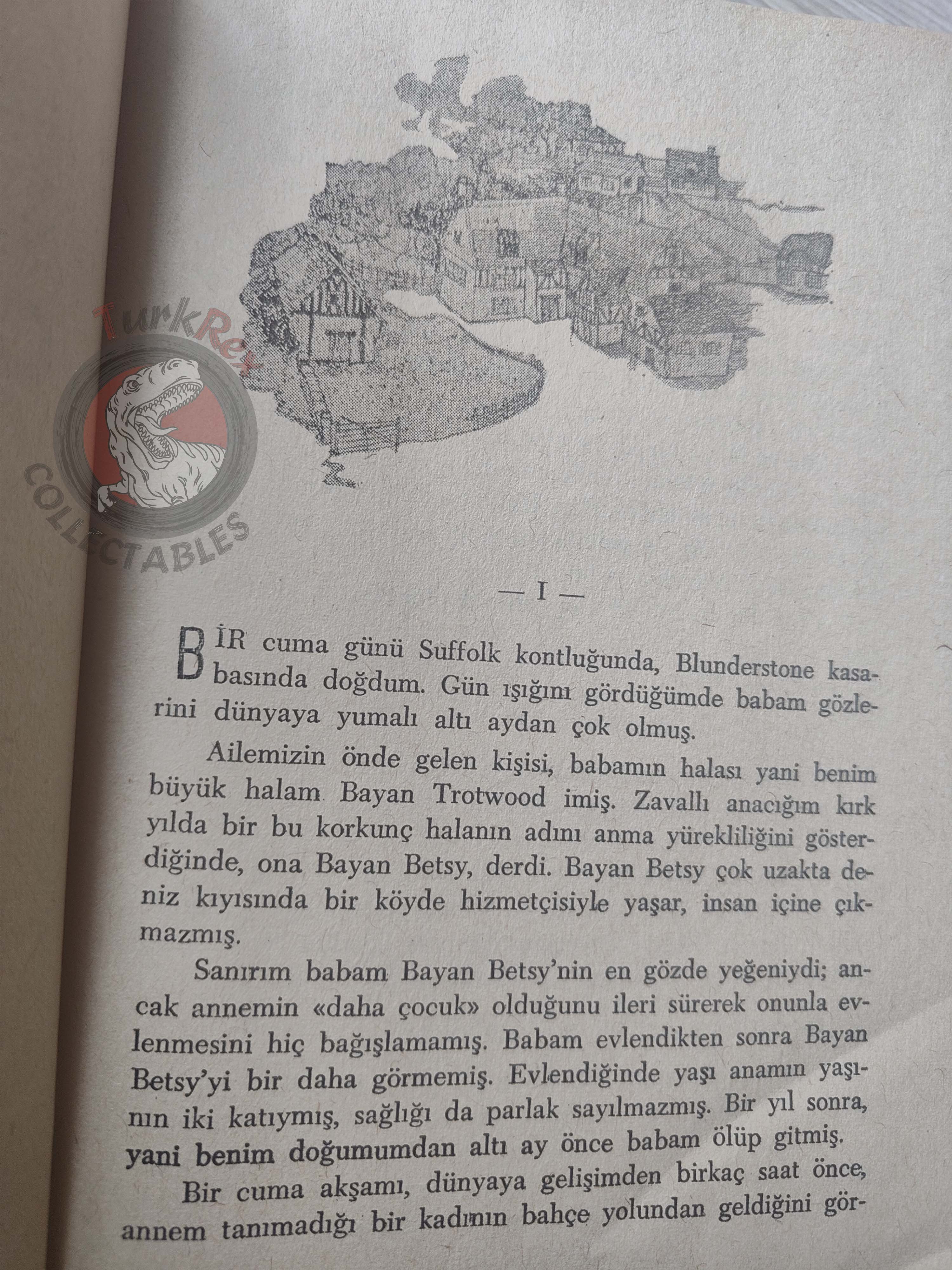 Charles Dickens –  David Copperfield 1982 Illustrated Turkish Book Turkey