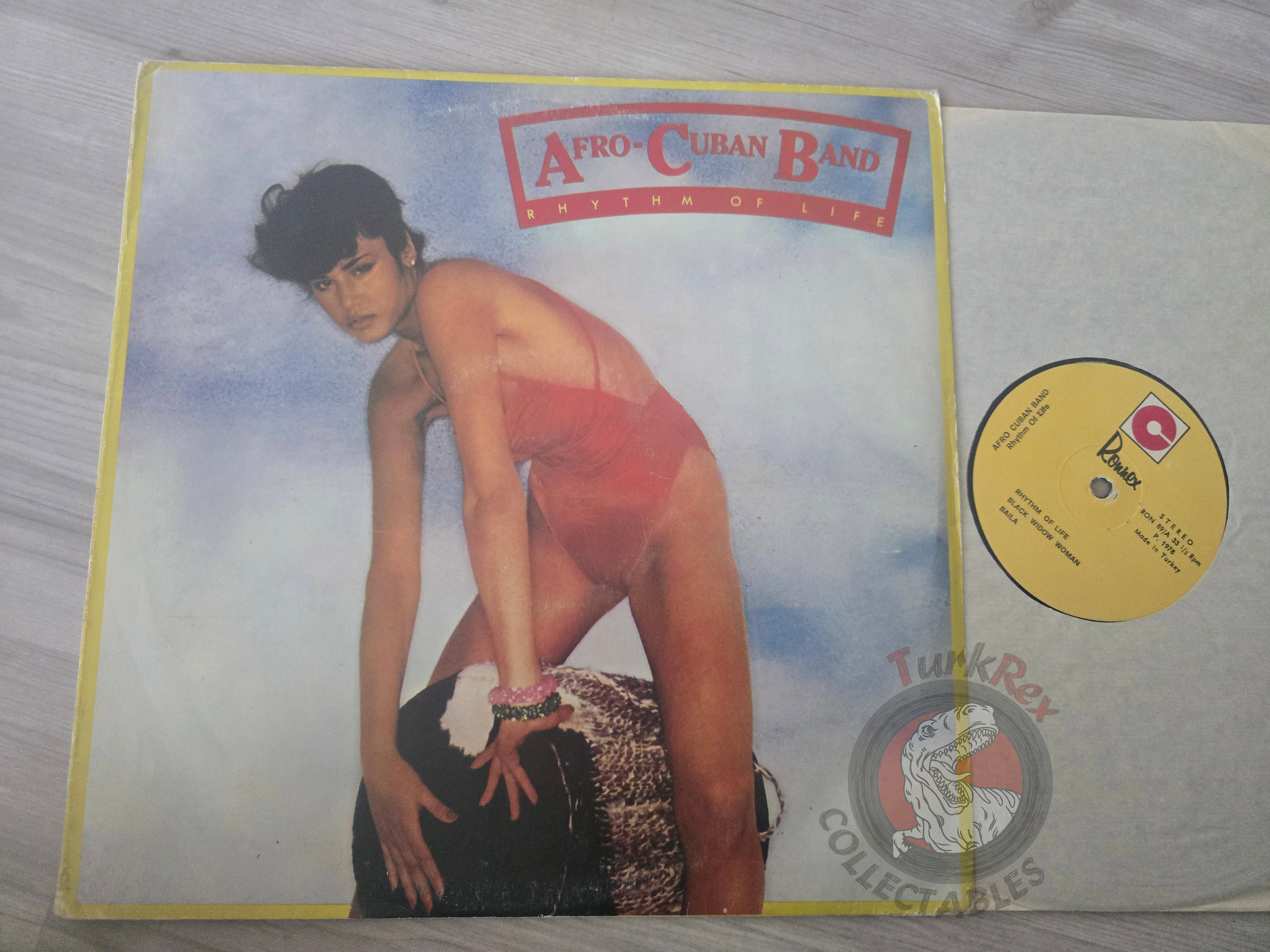 Afro-Cuban Band – Rhythm Of Life Turkish Pressing Vinyl Turkey Edition
