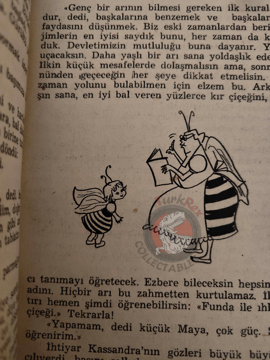 Waldemar Bonsels – Maya the Bee 1954 Turkish Book Turkey Illustrated