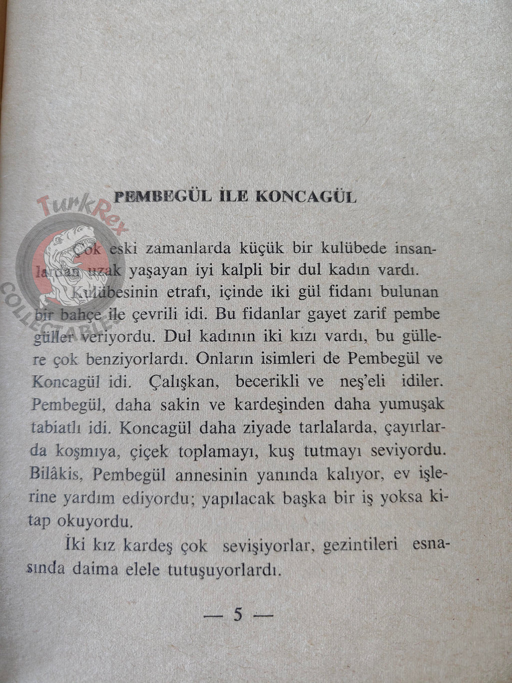 Grimm Brothers –  The Wren and the Bear 1965 Turkish Book Turkey Illustrated
