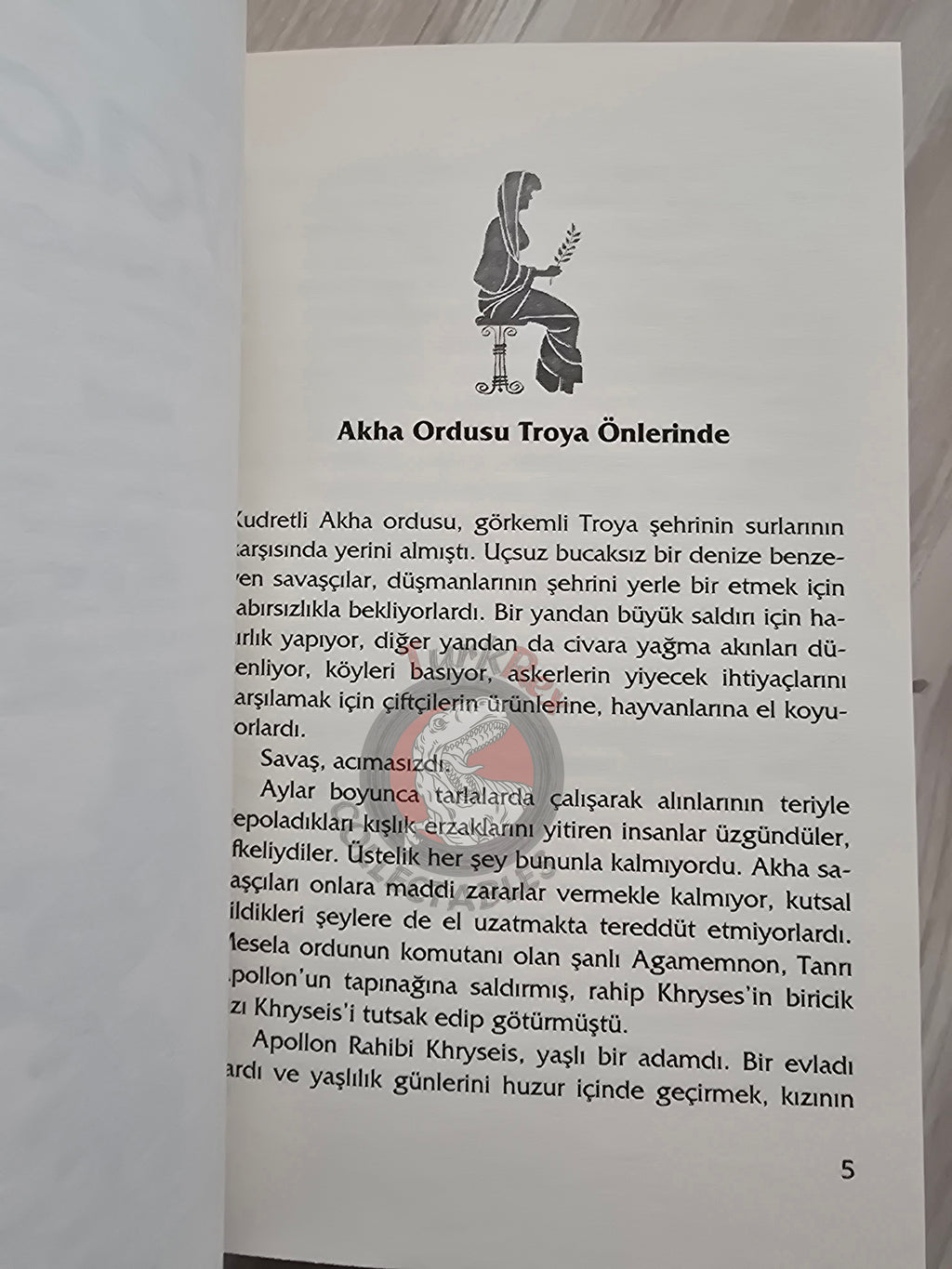 Iliad – Robert Krugmann 2003 Turkish Book Turkey Illustrated by Turkish Artist