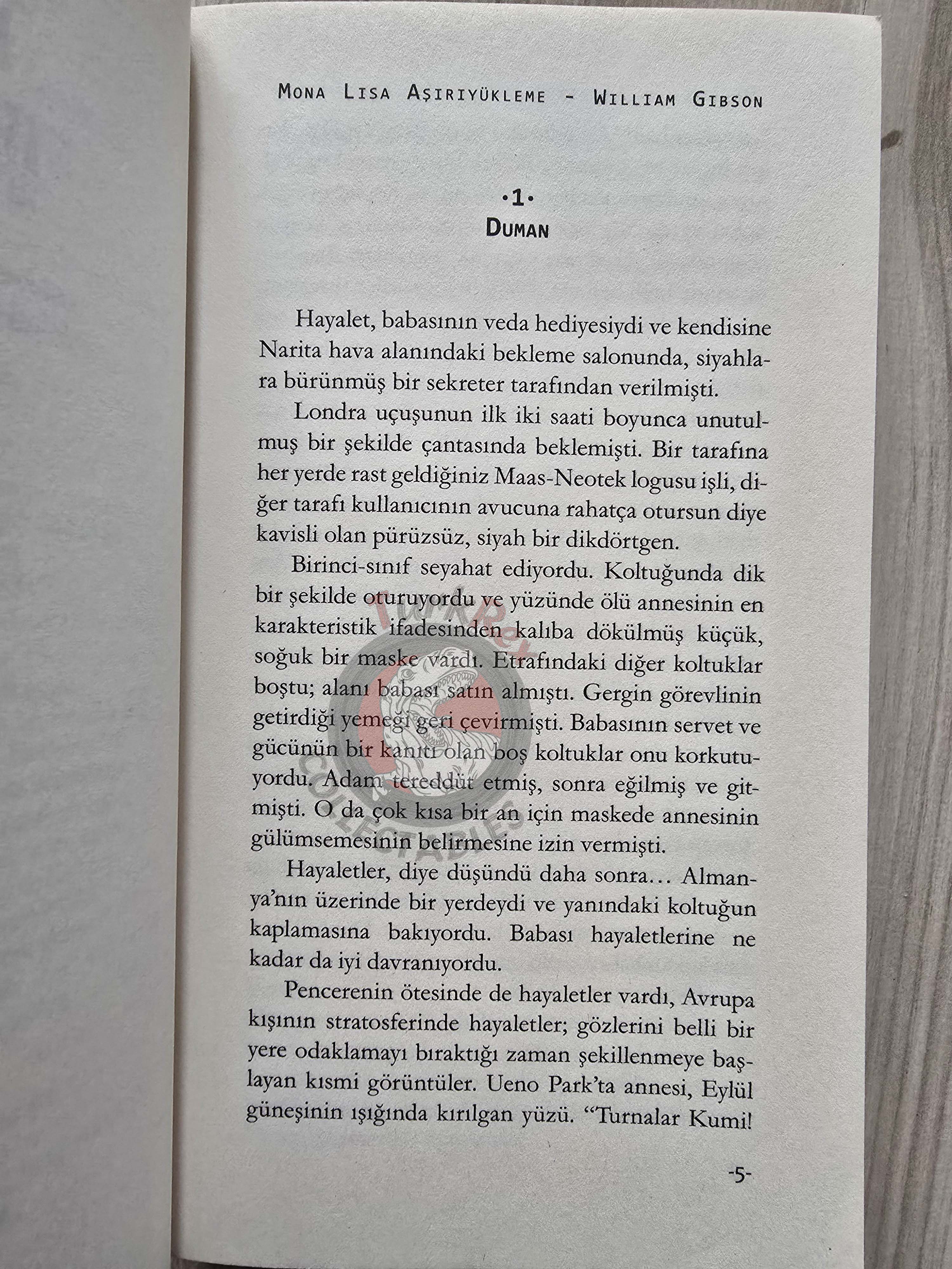 William Gibson – Mona Lisa Overdrive 2016 Turkish Book Turkey The Neuromancer Trilogy
