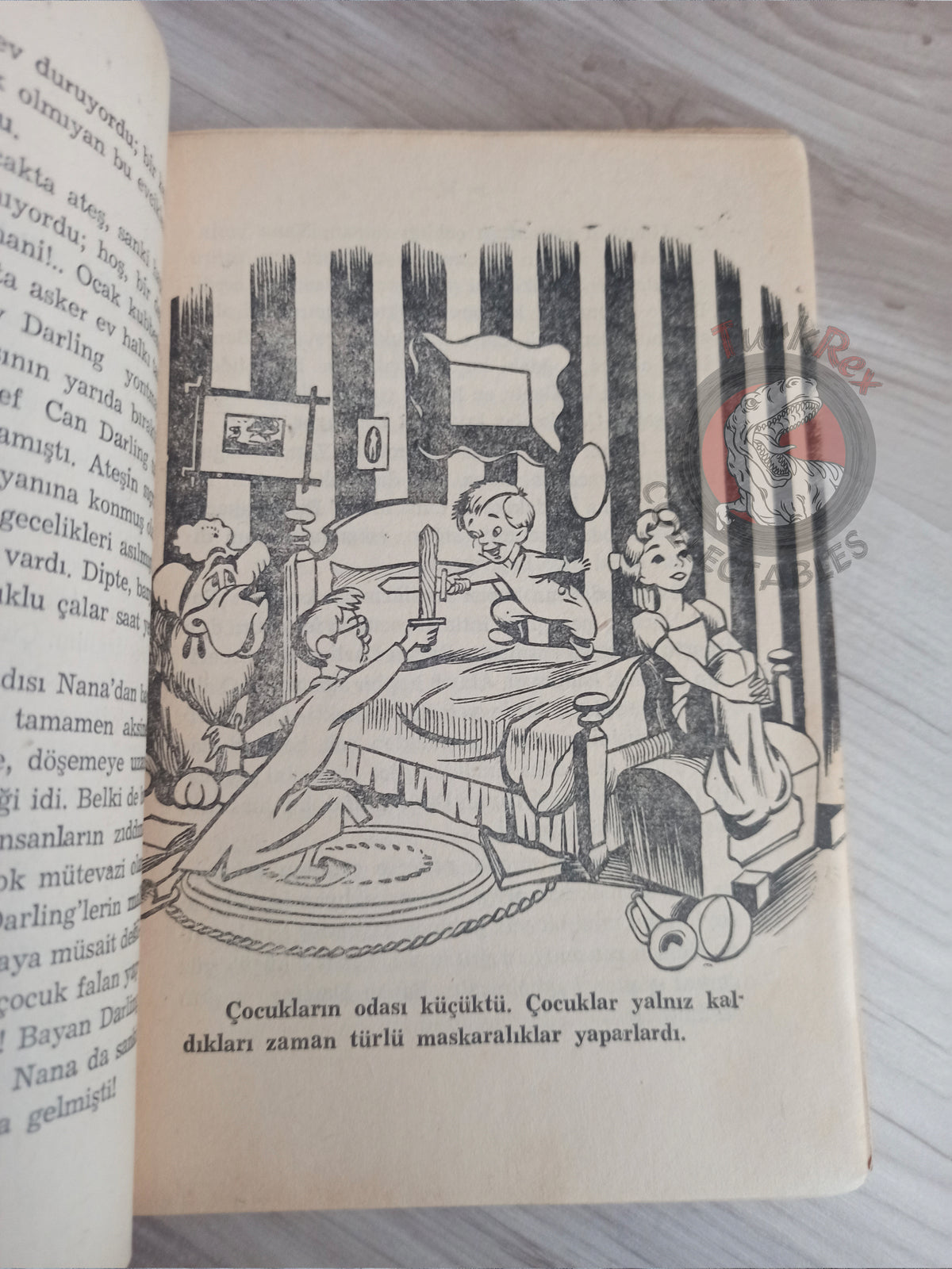 J. M. Barrie – Peter Pan 1960s Turkish Book Turkey Illustrated