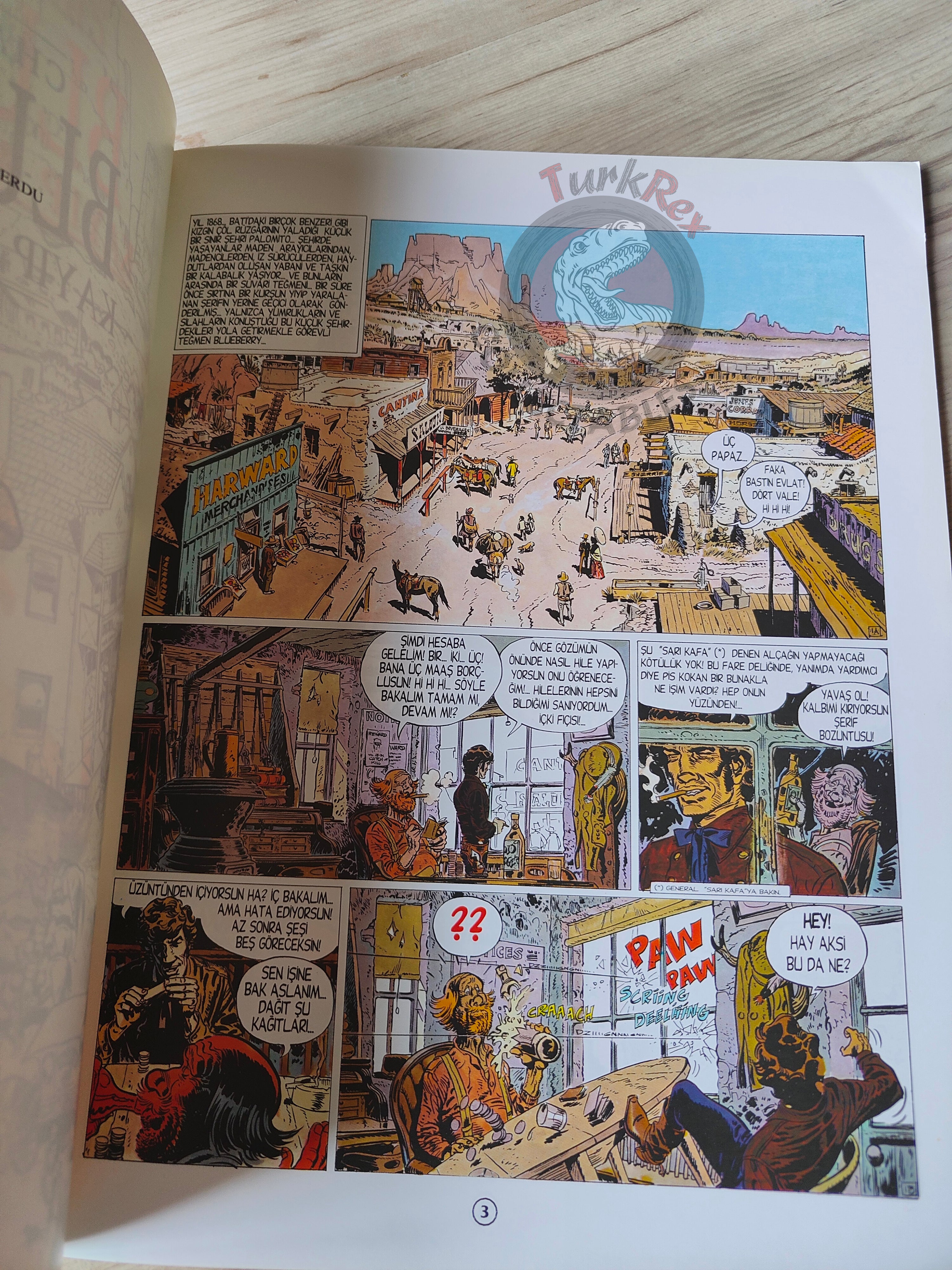 Blueberry #11 – The Lost Dutchman's Mine 2005 1st Edition Turkish Comic Turkey