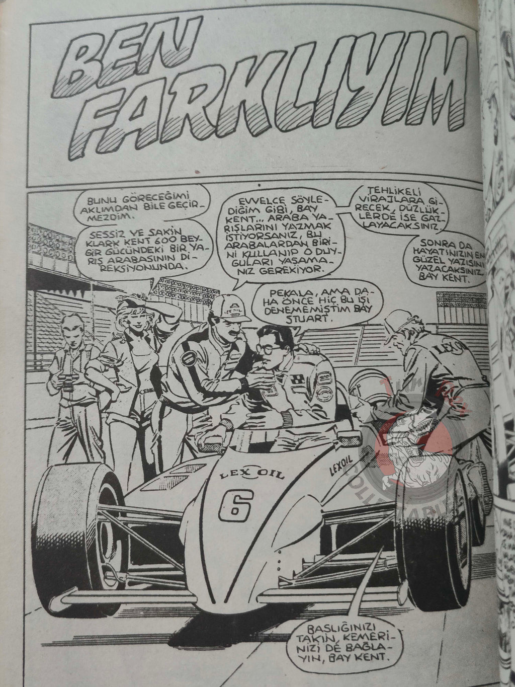 Superman Vol #35 1992 Turkish Comic Turkey #65 vs. Muhammad Ali Supergirl Batman