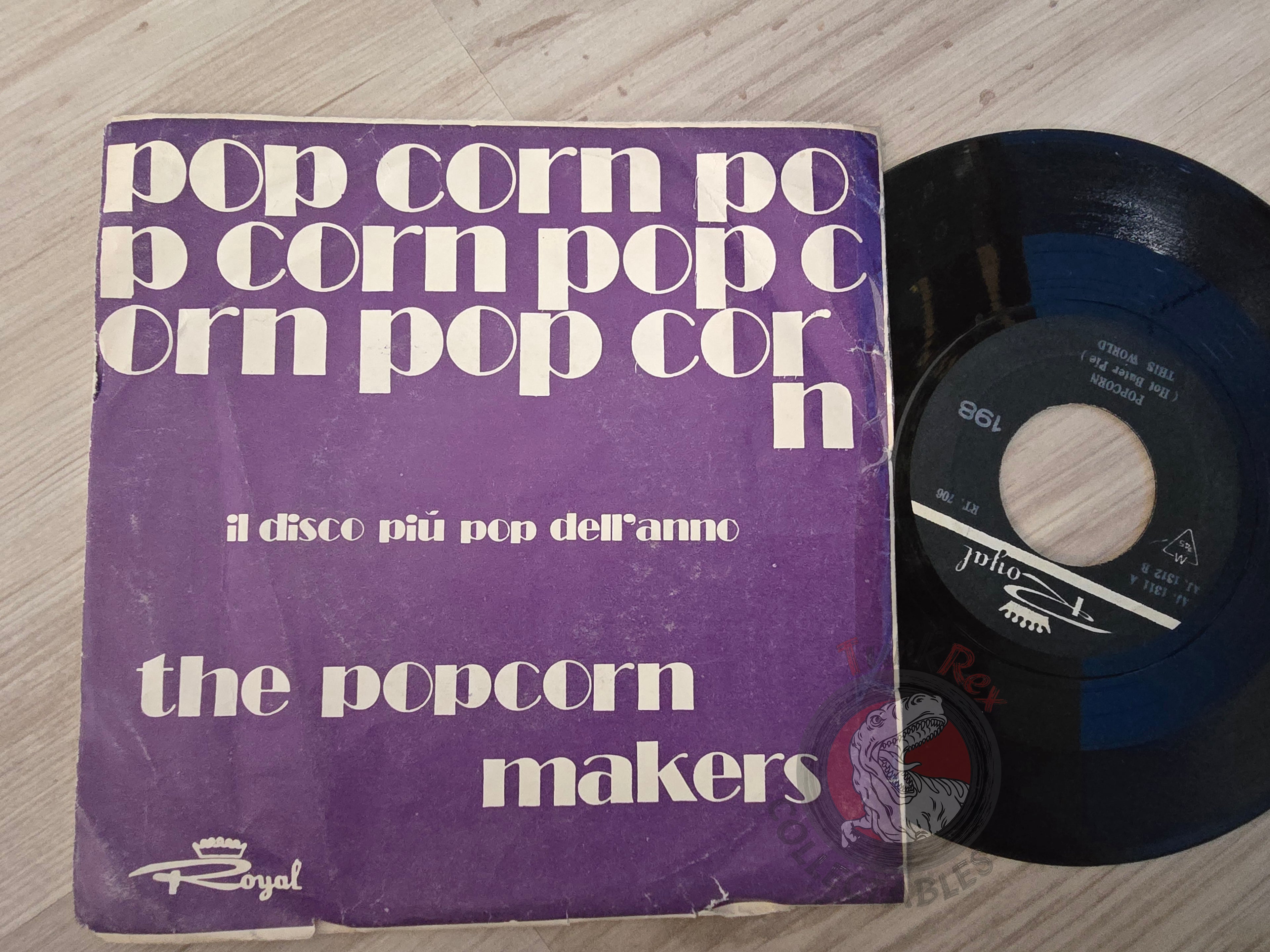 The Popcorn Makers – Popcorn 7" Iran Pressing Vinyl Iranian Edition